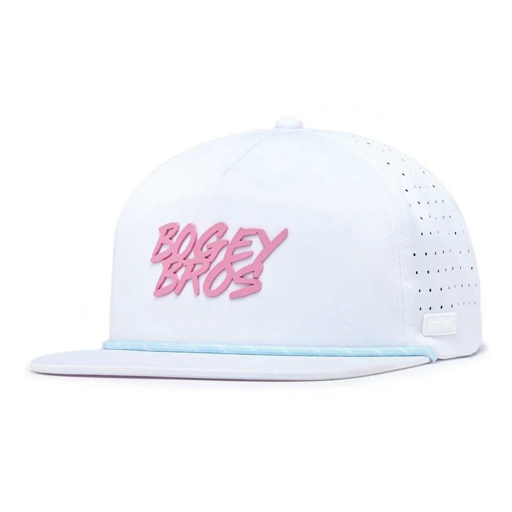 New Bogey Bros Golf Da 90's Flat Bill Snapback Hat O/S
