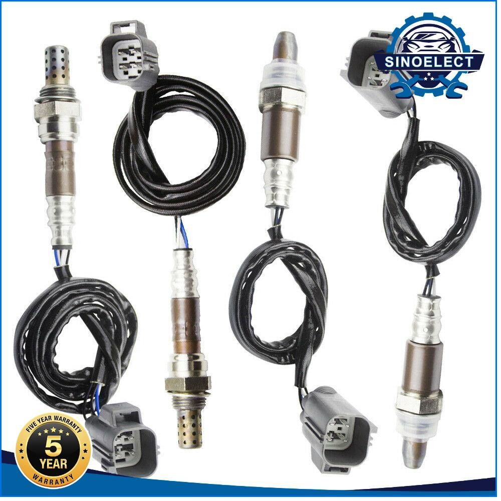4x Oxygen Sensor 1 & 2 for 2007 2009-2012 2013 2014 Volvo XC90 3.2L Upper+Lower