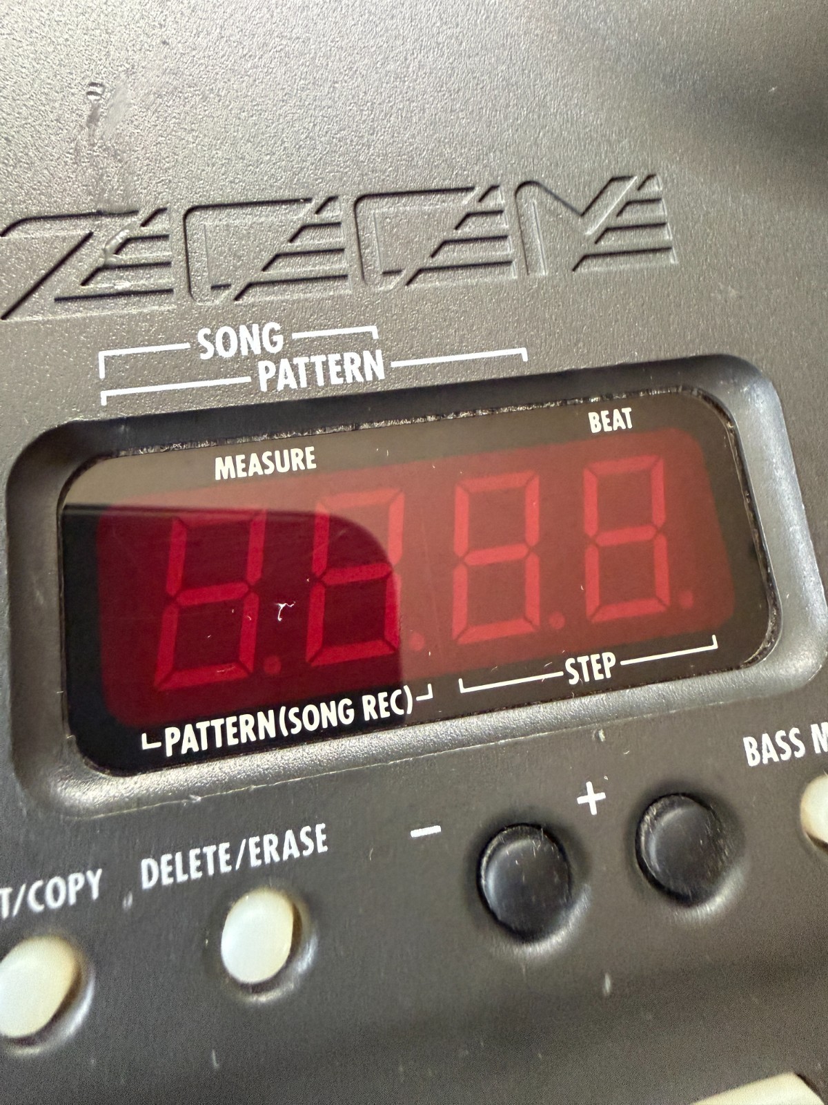 ZOOM RT-123 RhythmTrack Electronic Drum Tested Working with AC Adapter