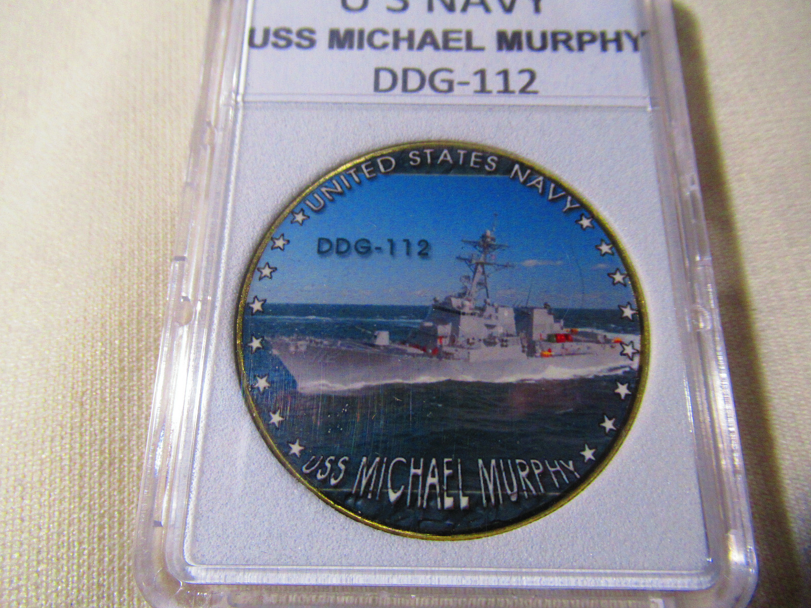 US NAVY - USS MICHAEL MURPHY (DDG-112) Challenge Coin