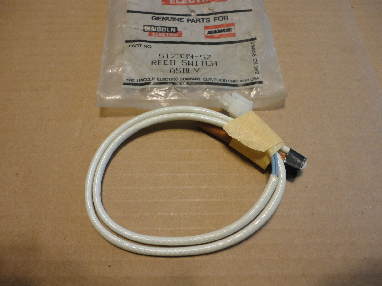 LINCOLN S12334-52 REED SWITCH ASSEMBLY