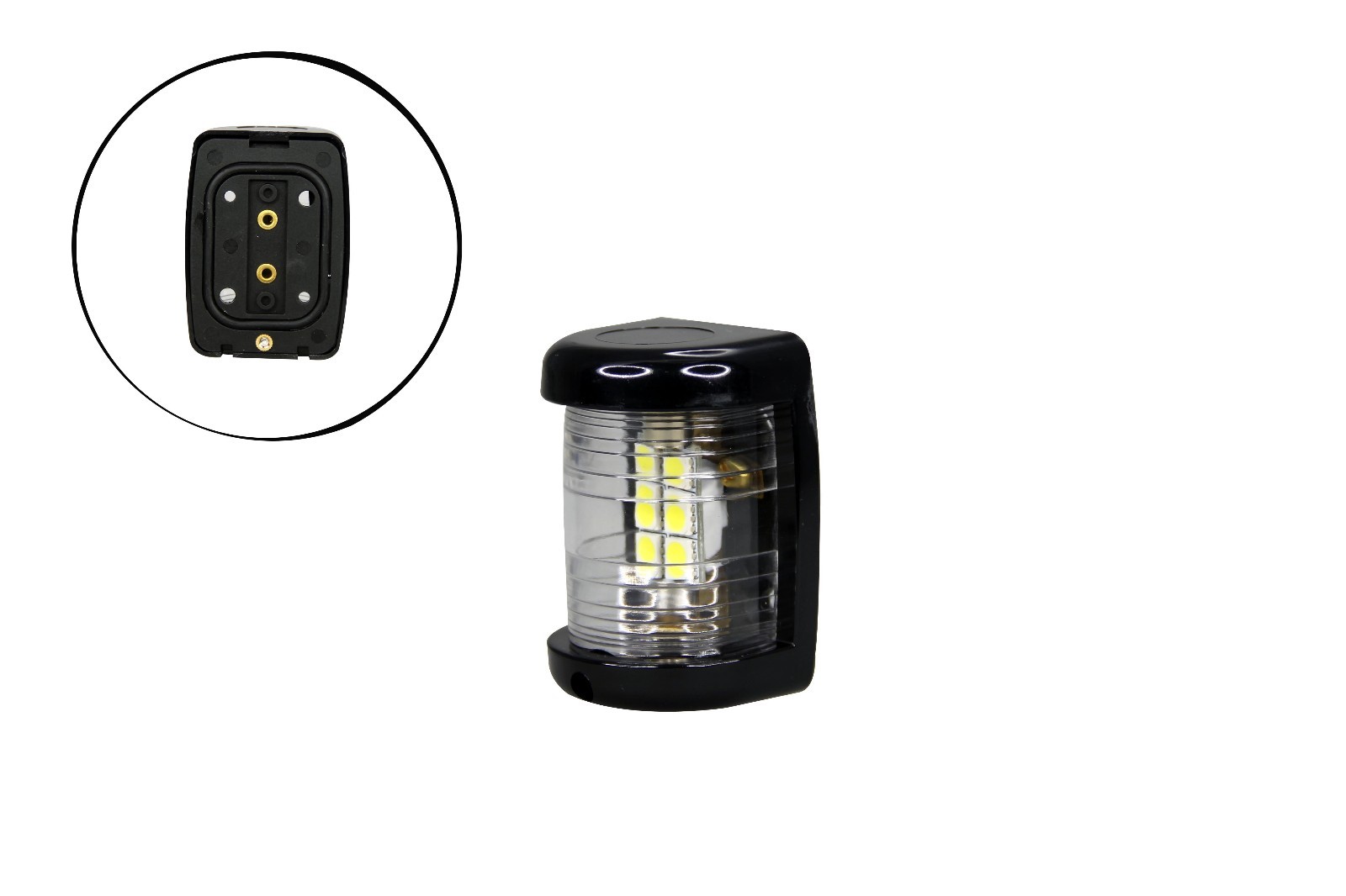 Pactrade Marine Boat Mini White Masthead LED navigation Light 12v up to 2NM