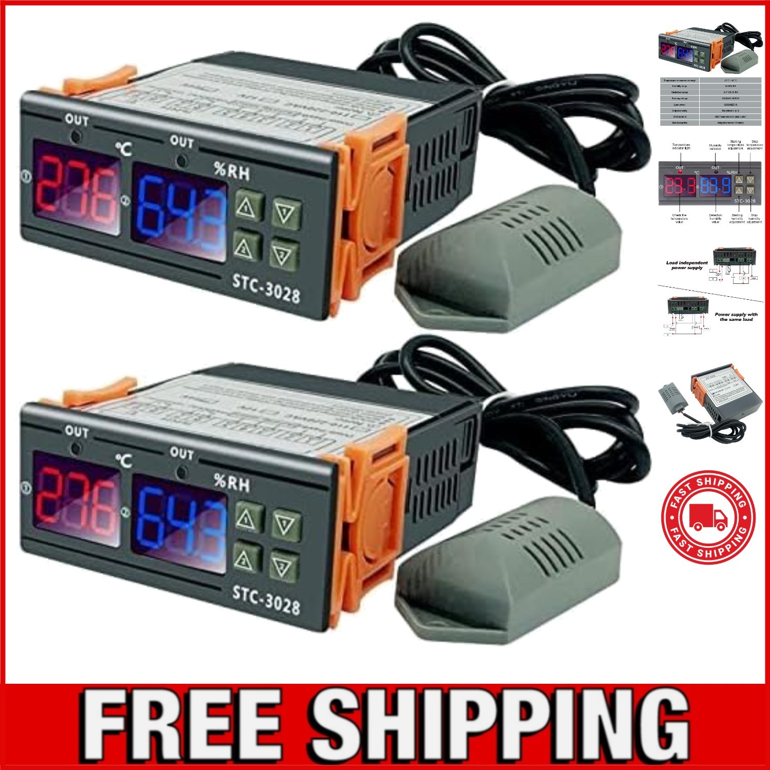 Intelligent Temperature & Humidity Control System for Incubators & Refrigerators