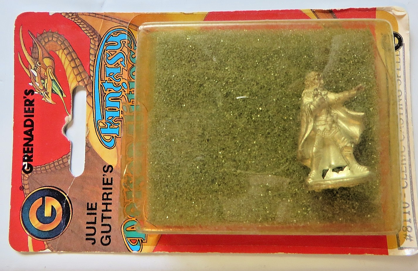 Julie Guthrie's Fantasy Personalities # 8110 cleric casting Miniature nib AD&D