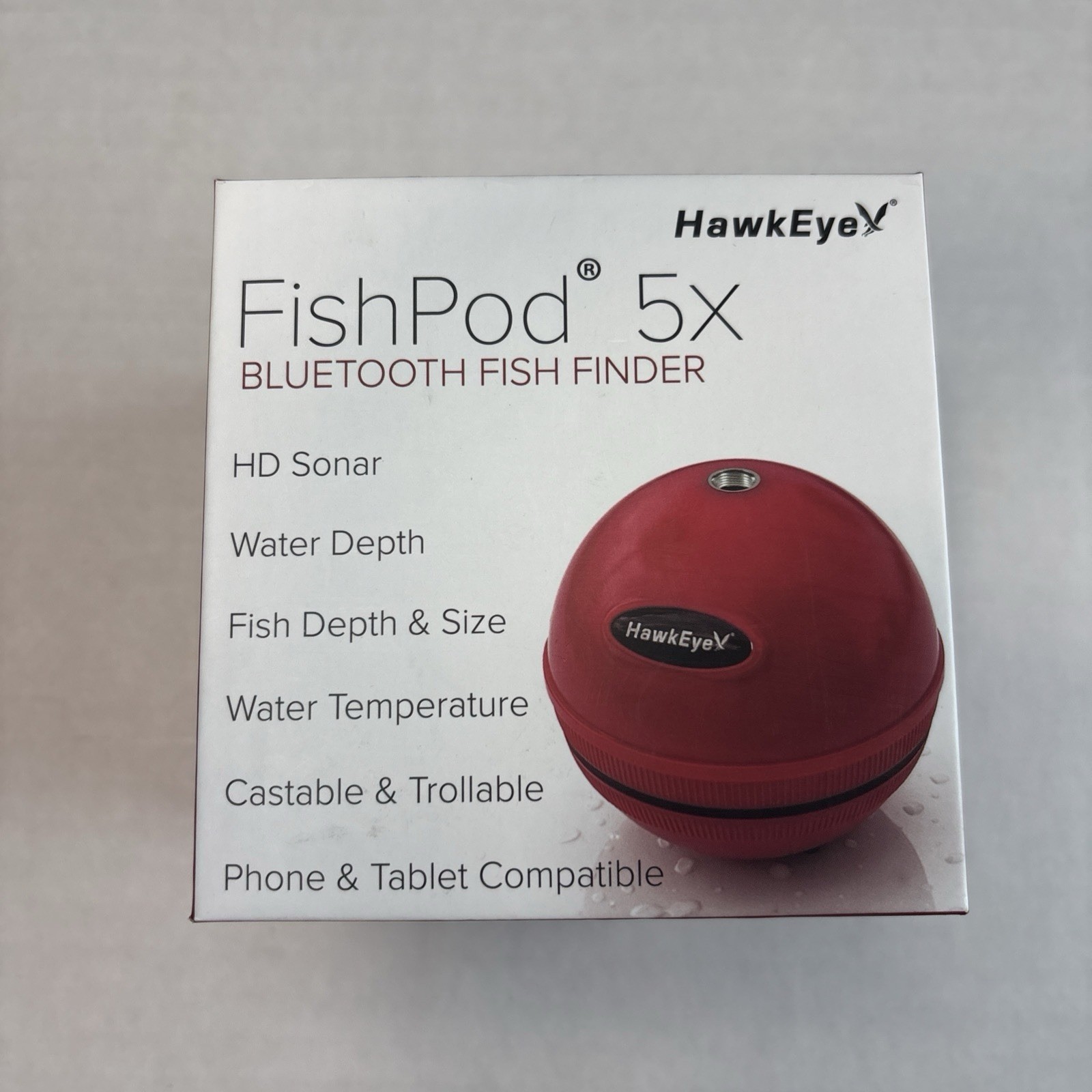 HawkEye FISHPOD 5X Bluetooth Wireless Fish Finder