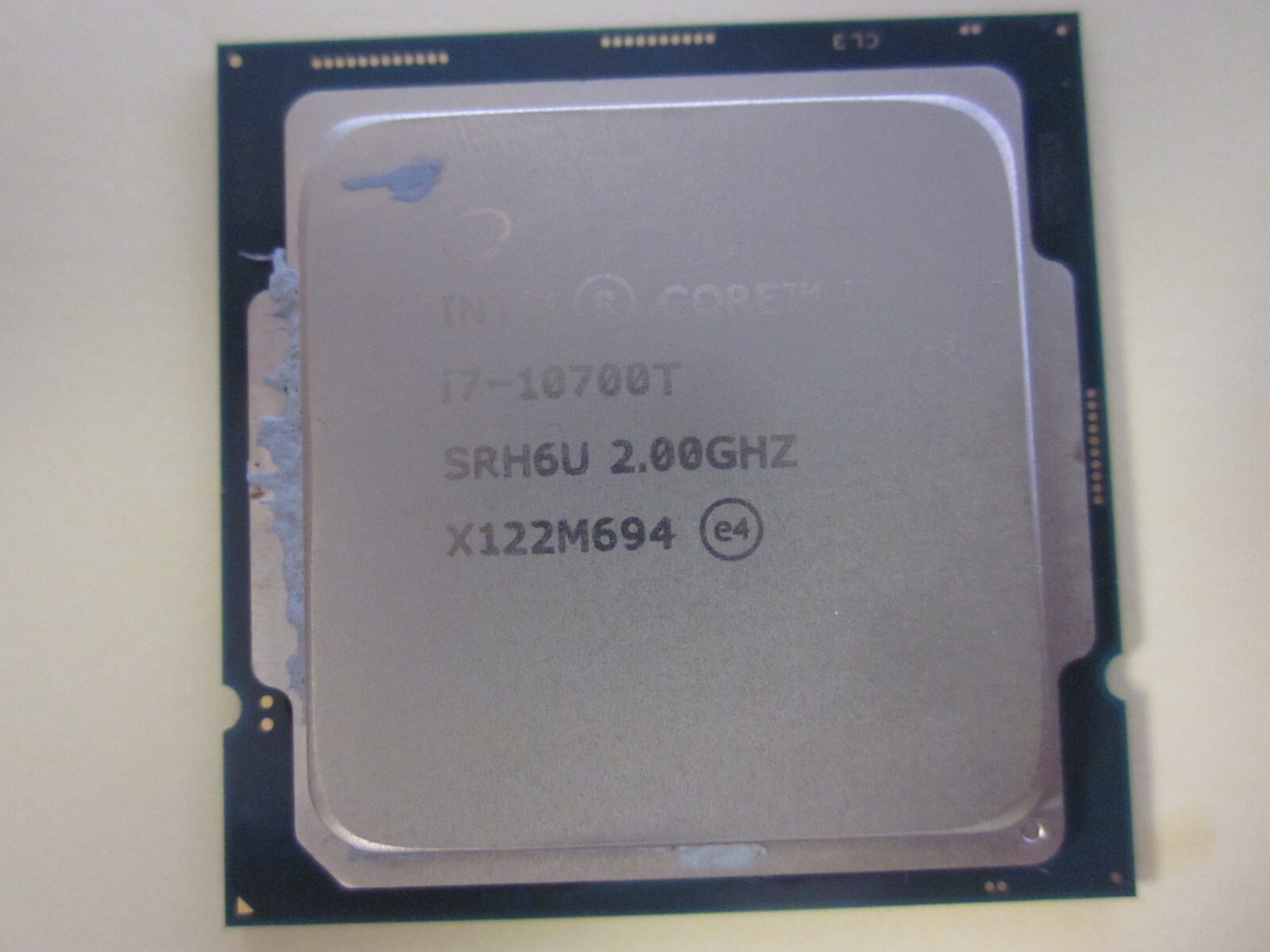 Intel Core I7-10700T @ 2.0GHz 16MB LGA-1200 CPU SRH6U