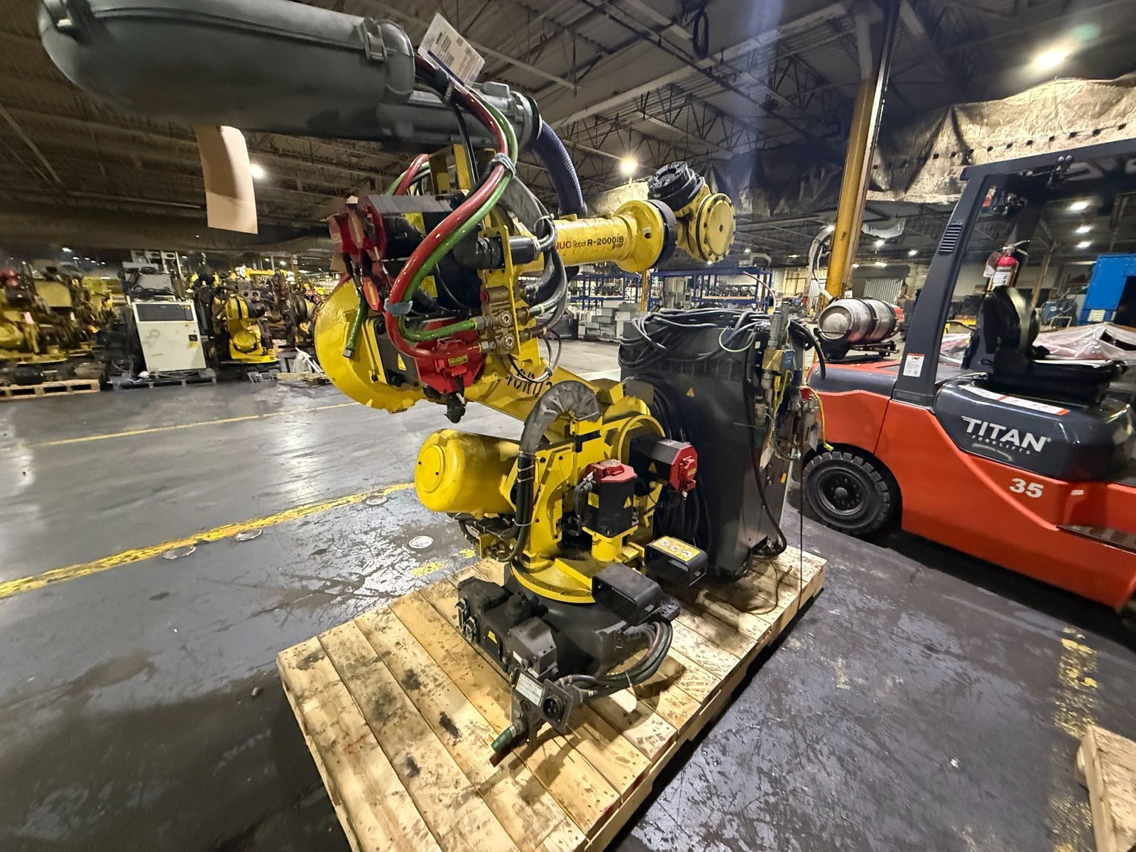 FANUC R-2000iB/210F Complete w/ R-30iA Controls USED