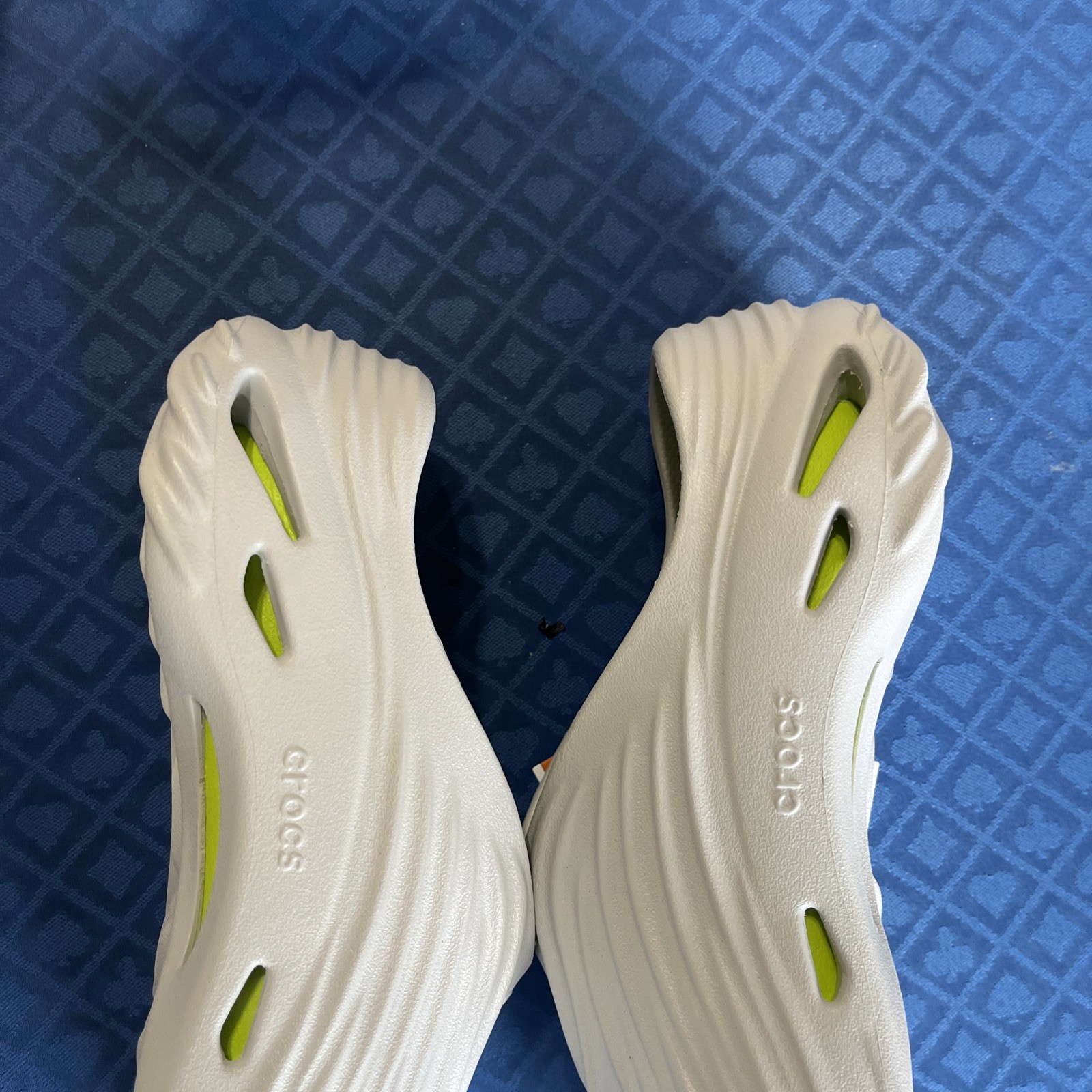 Men's Crocs Echo Wave Atmoshpere/Lime Punch 210521-1FT - NEW Men’s Size 13