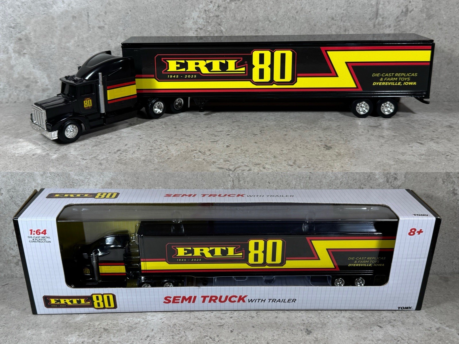 1/64 Ertl 80th Anniversary Semi Set 2025
