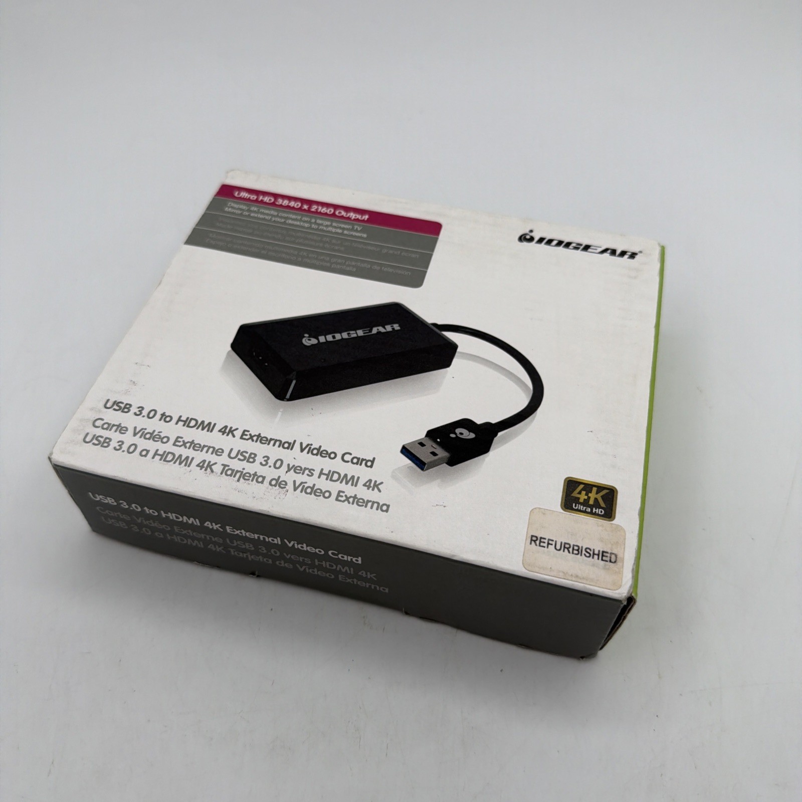 IOGEAR USB 3.0 to HDMI 4K External Video Card, GUC34HD