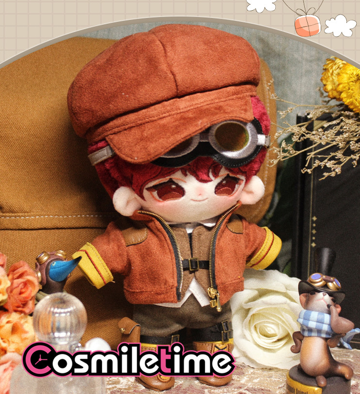 Wright Time Plush 20cm Doll Gentleman Clothes Clothing Cosplay Outfits Dress Up
