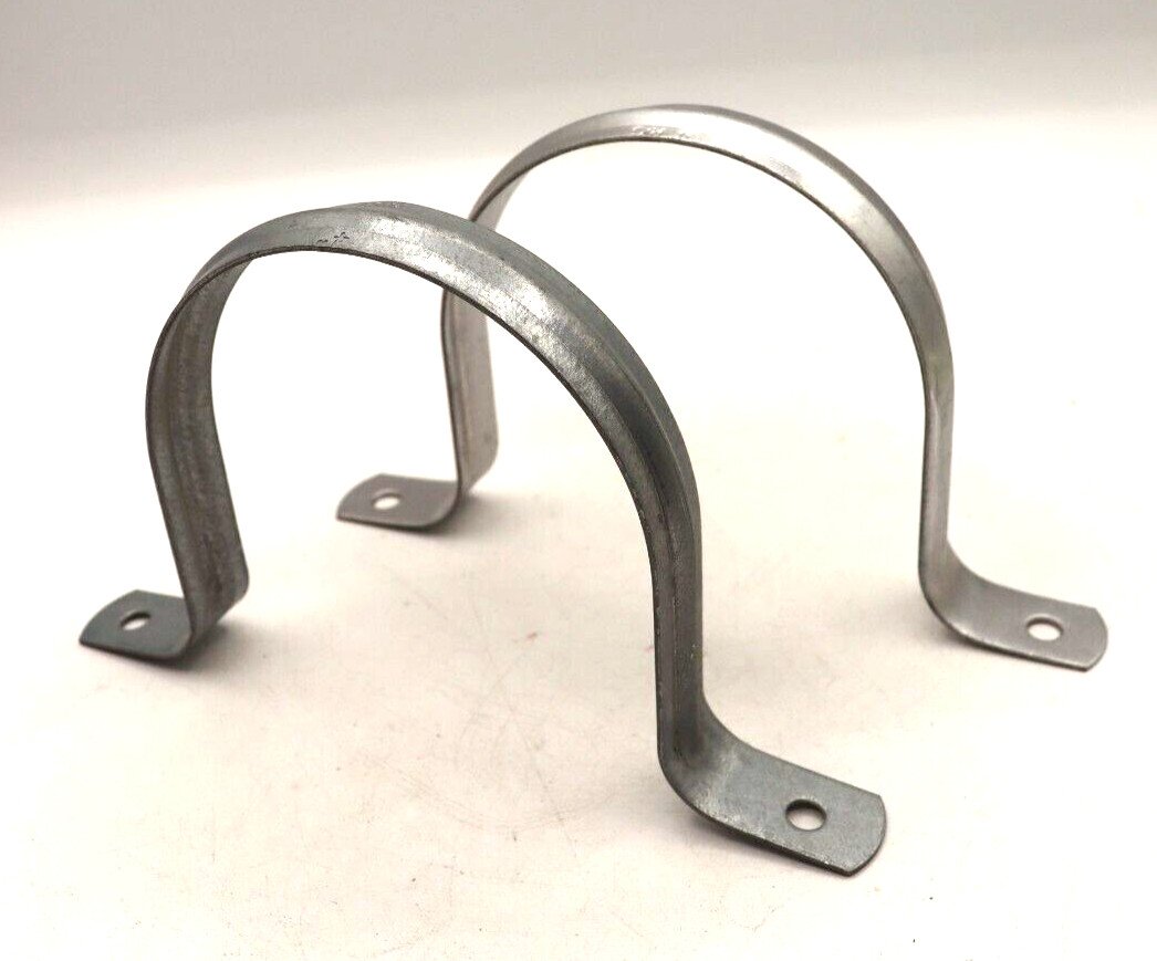4-inch, 2-Hole Rigid Conduit Strap, New, Lot of 2 Straps