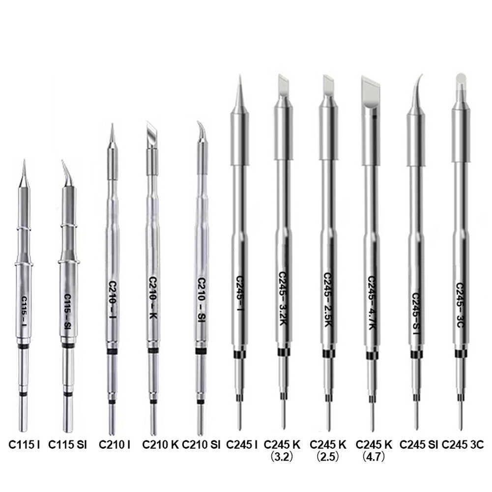 Soldering Iron Accessories Pack Featuring Multiple Tip Variants Available