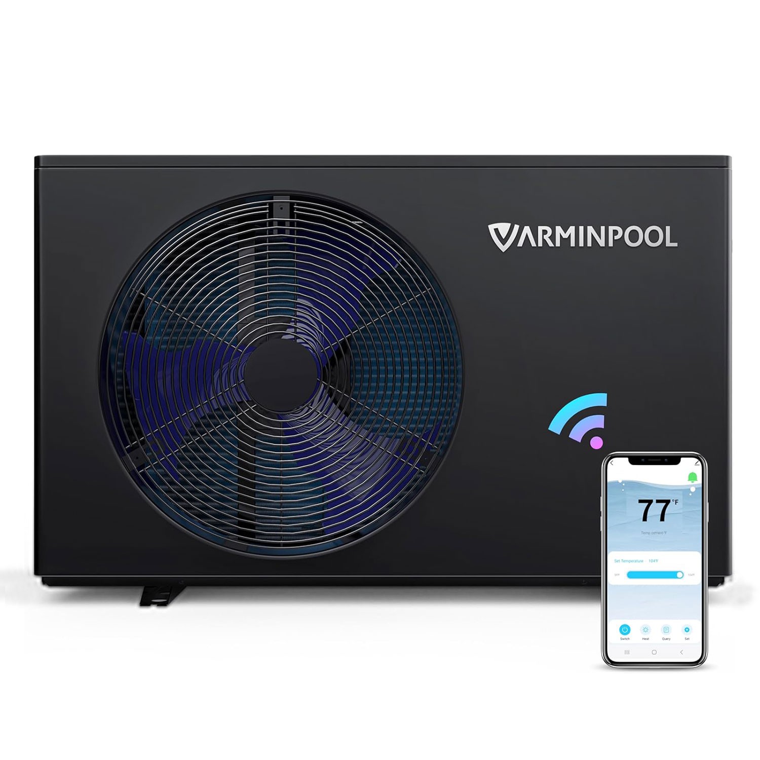 VARMINPOOL 30,000BTU Pool Heat Pump for Swimming Pools In-Ground & Spa Heater