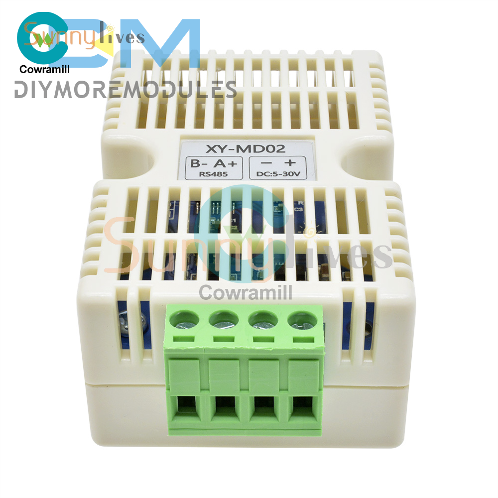 Temperature Humidity Transmitter Modbus SHT20 Sensor DC 5-30V RS485 Interface US