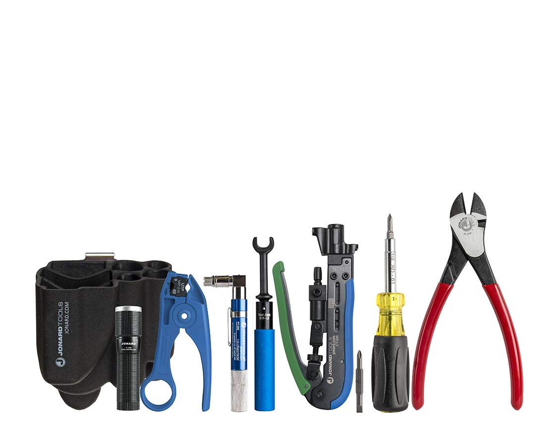 TK-86 Universal Coax Tool Kit: 8 Essential Tools for Cable Installation