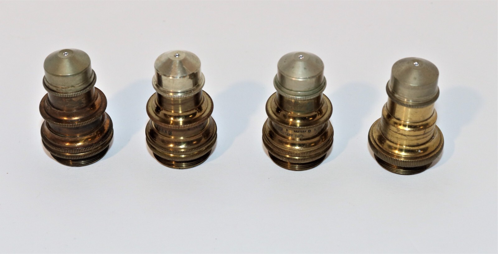 Antique Bausch & Lomb Microscope Brass 97X oil immersion Objective