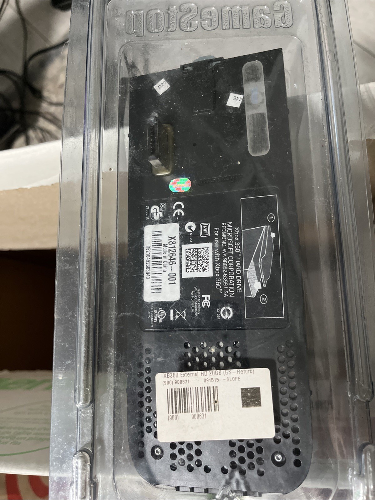 Microsoft Xbox 360 Elite 20GB Hard Drive External