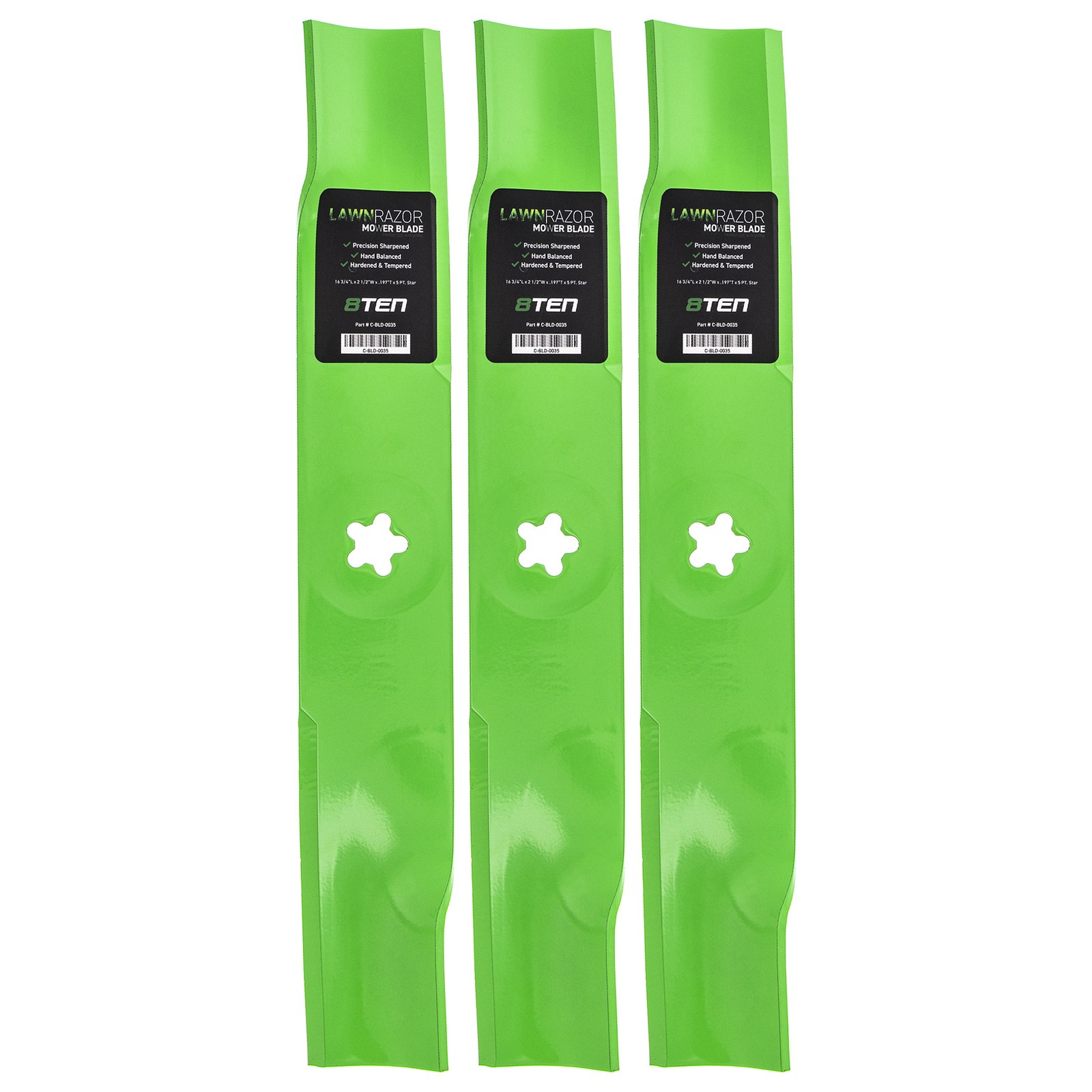 LawnRAZOR Blade Set for AYP Poulan Husqvarna 173921 532173921 954633781 Mulching
