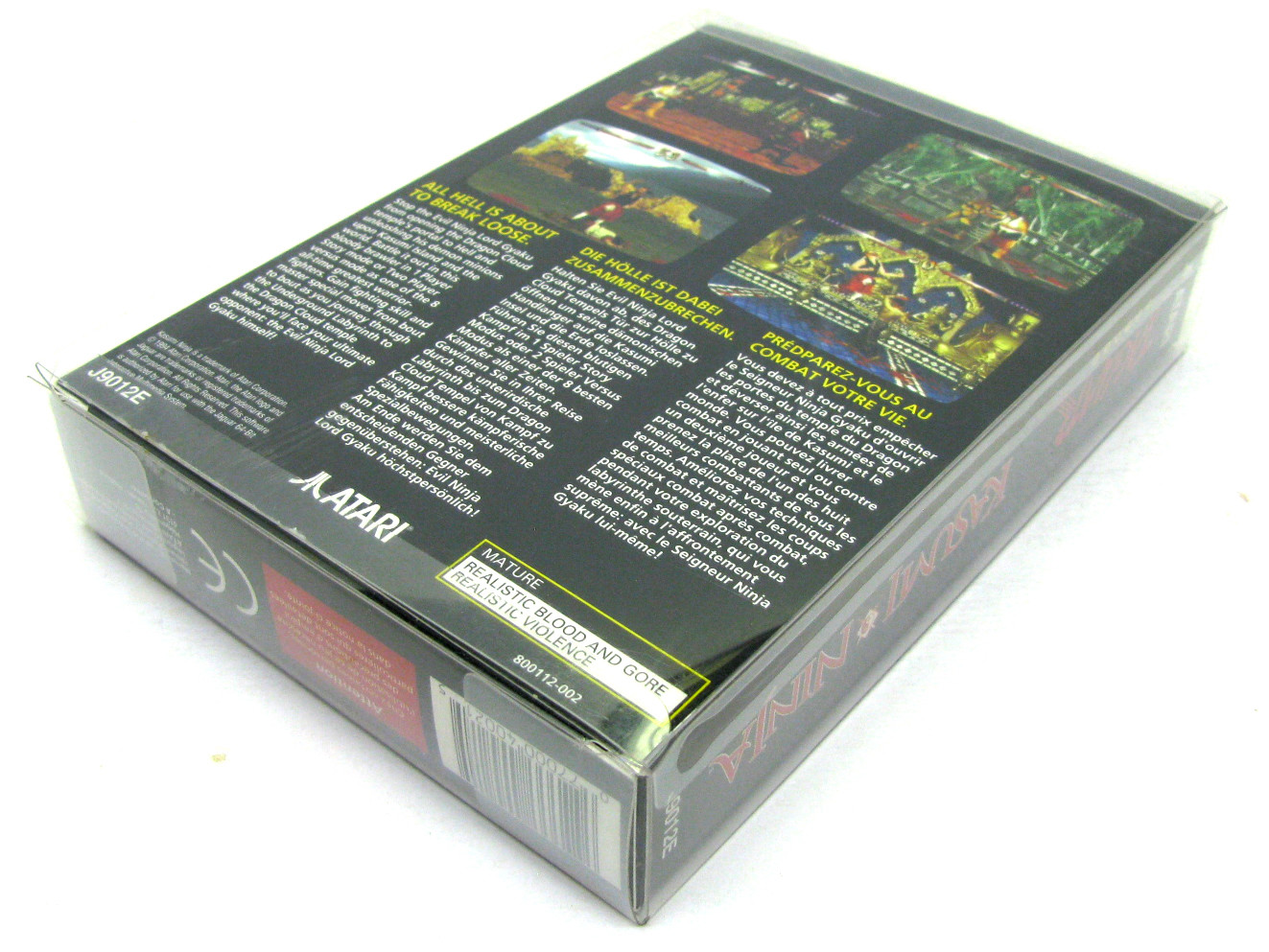 50x CLEAR PLASTIC PROTECTIVE BOX PROTECTOR SLEEVE FOR ATARI JAGUAR GAME BOXES