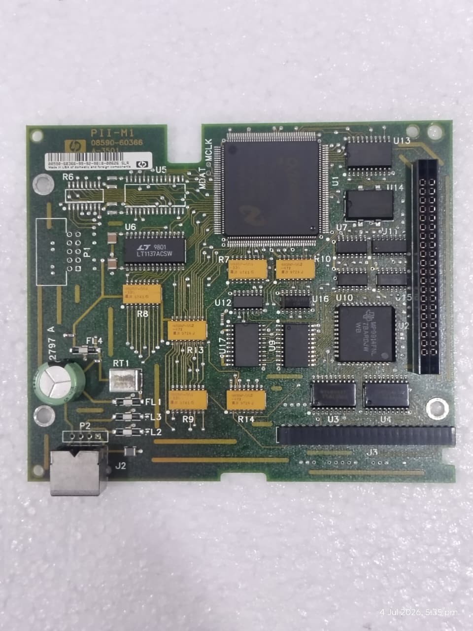Hp Agilent 8591E Spectrum Analyzer 9kHz - 1.8GHz 08590-60416 Processor Board