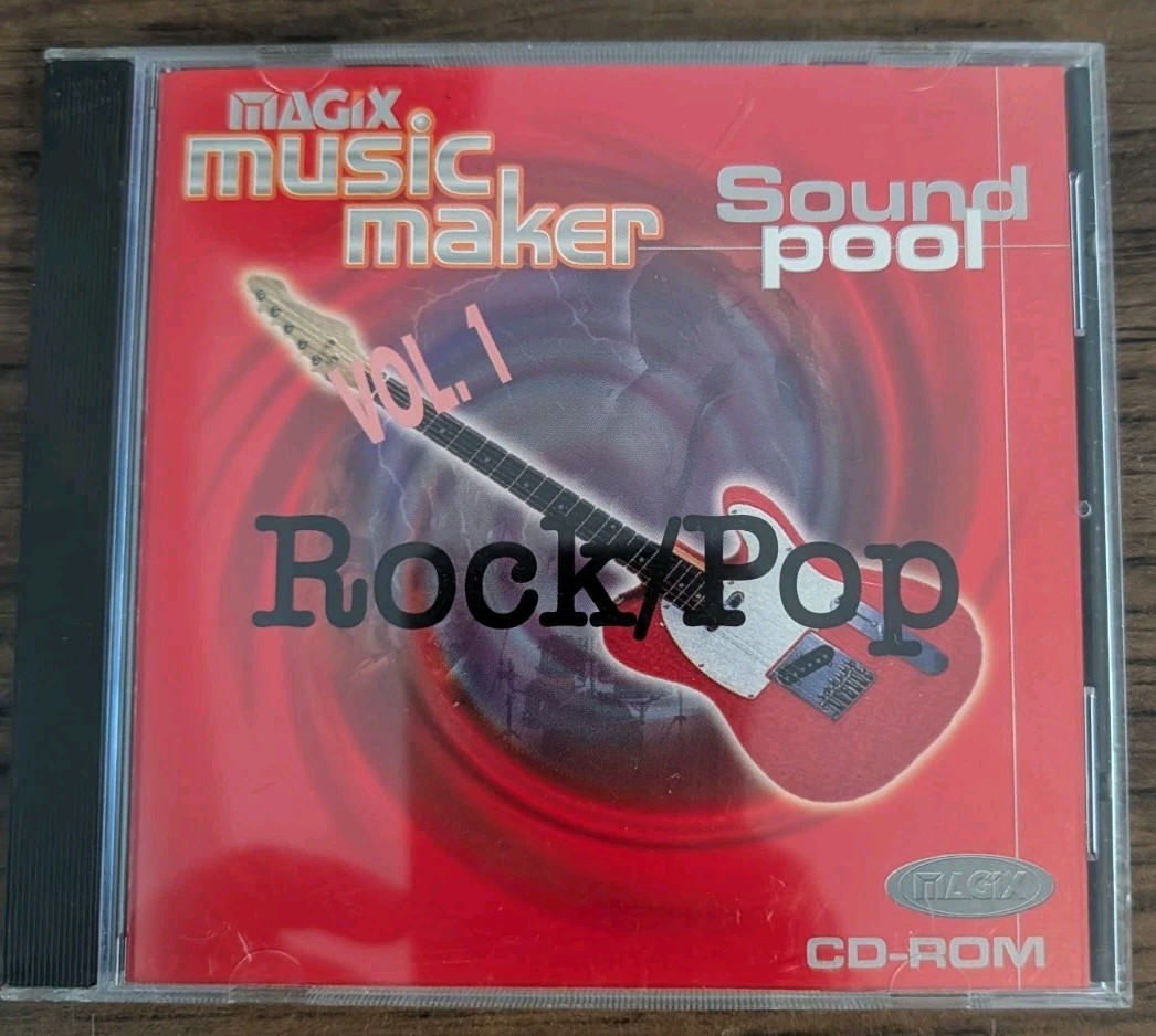MAGIX Music Maker Soundpool Dance House CD-ROM Vintage Loops Samples Rare