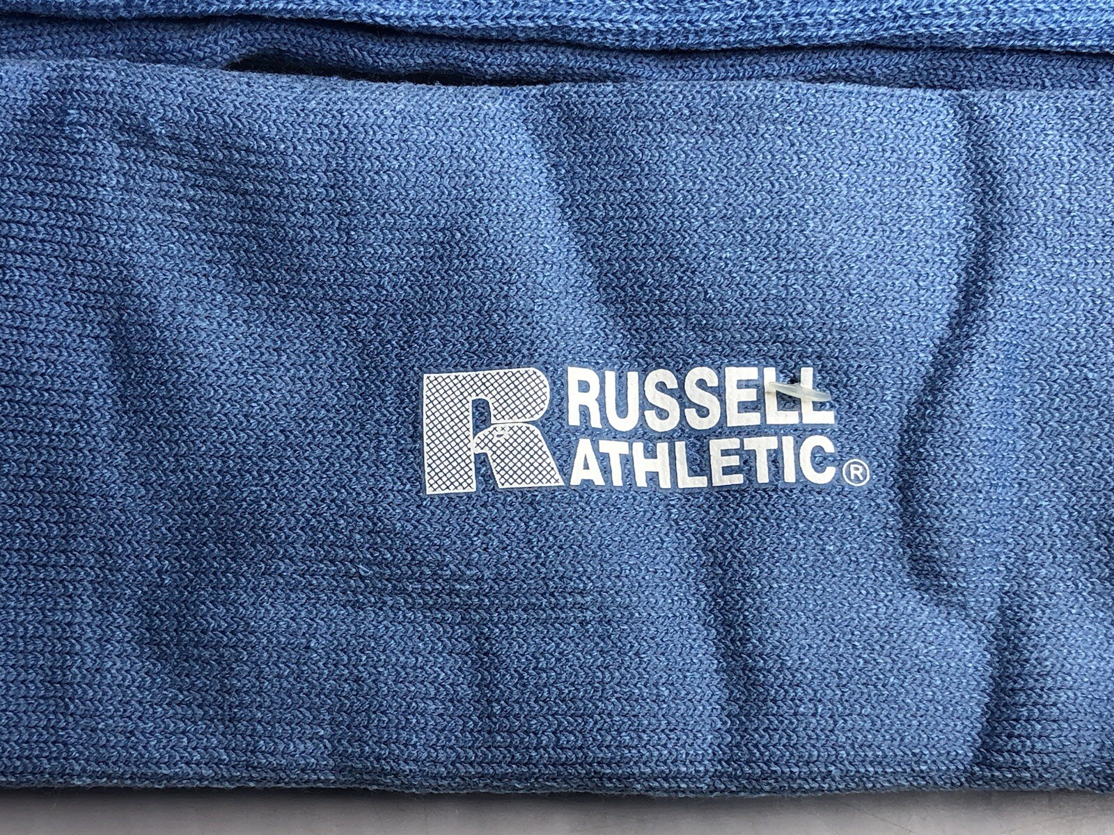 RUSSELL ATHLETIC ALL SPORT LONG SOCK Columbia Blue Large L (13-16) Men’s 2 Pairs