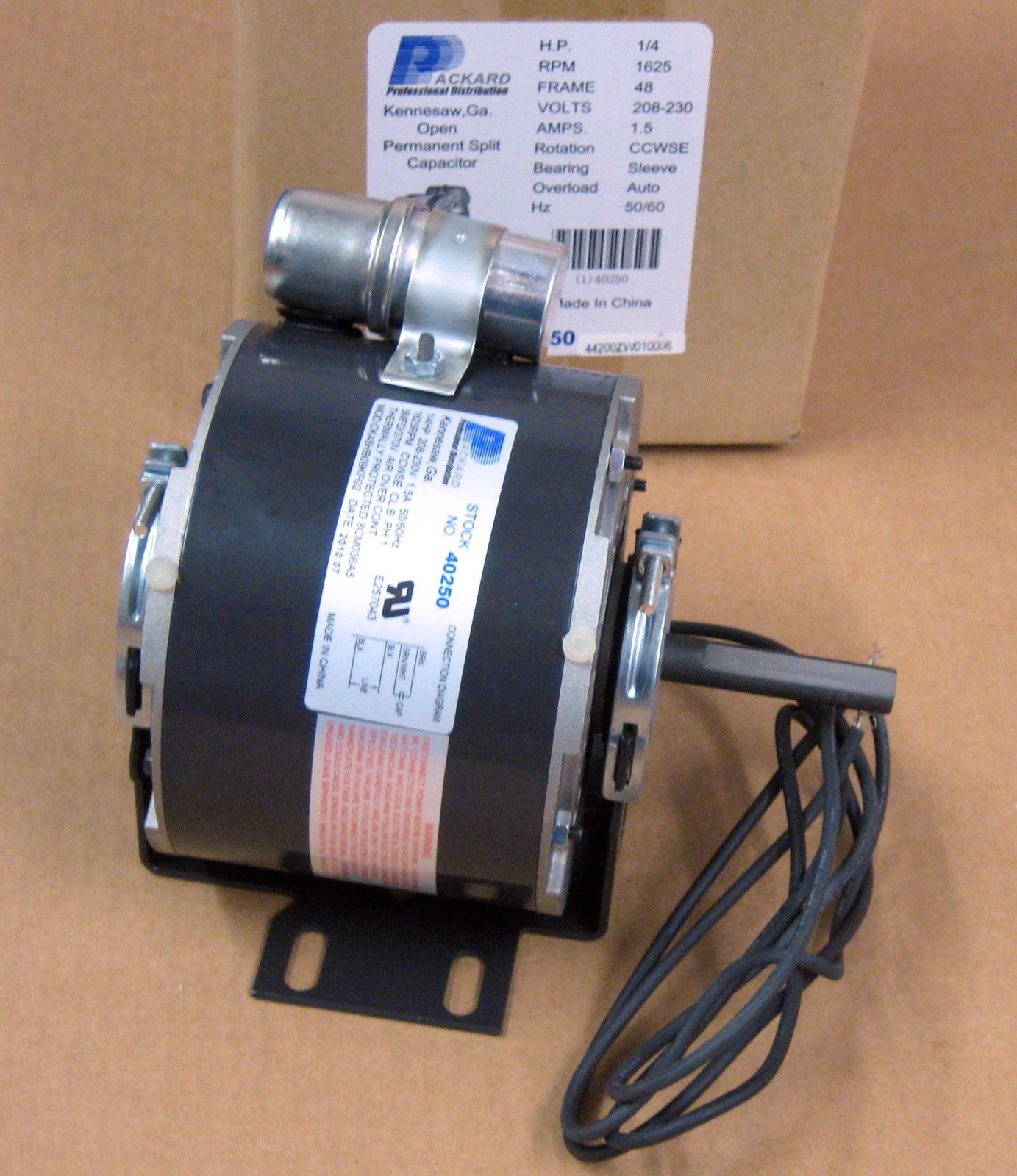 40250 Refrigeration Motor for Copeland 950-0250-00 050-0250-00 K55HXJZJ3126