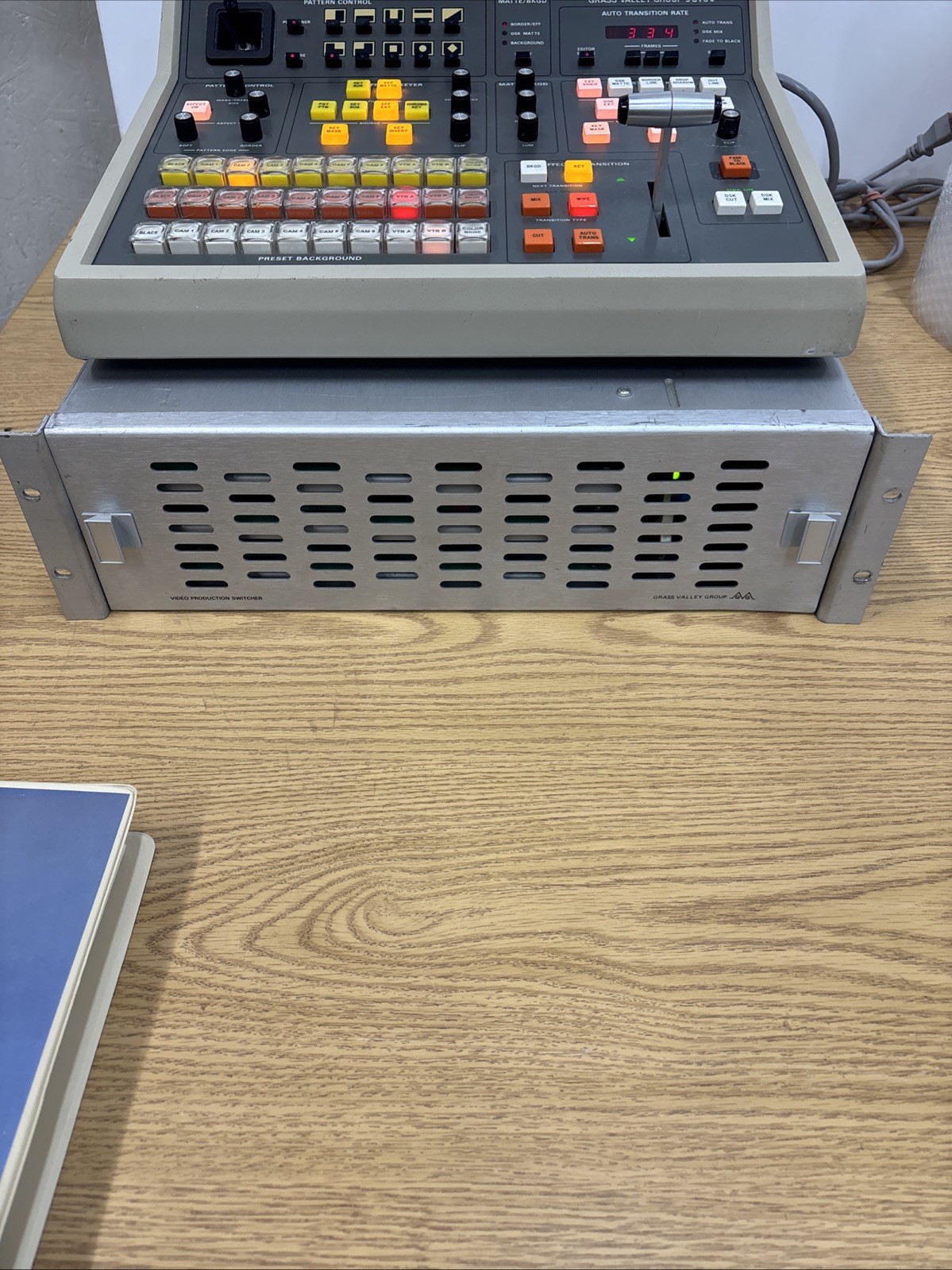 Grass Valley Group Model 100 Switcher w/Electroincs Frame ***Powers On