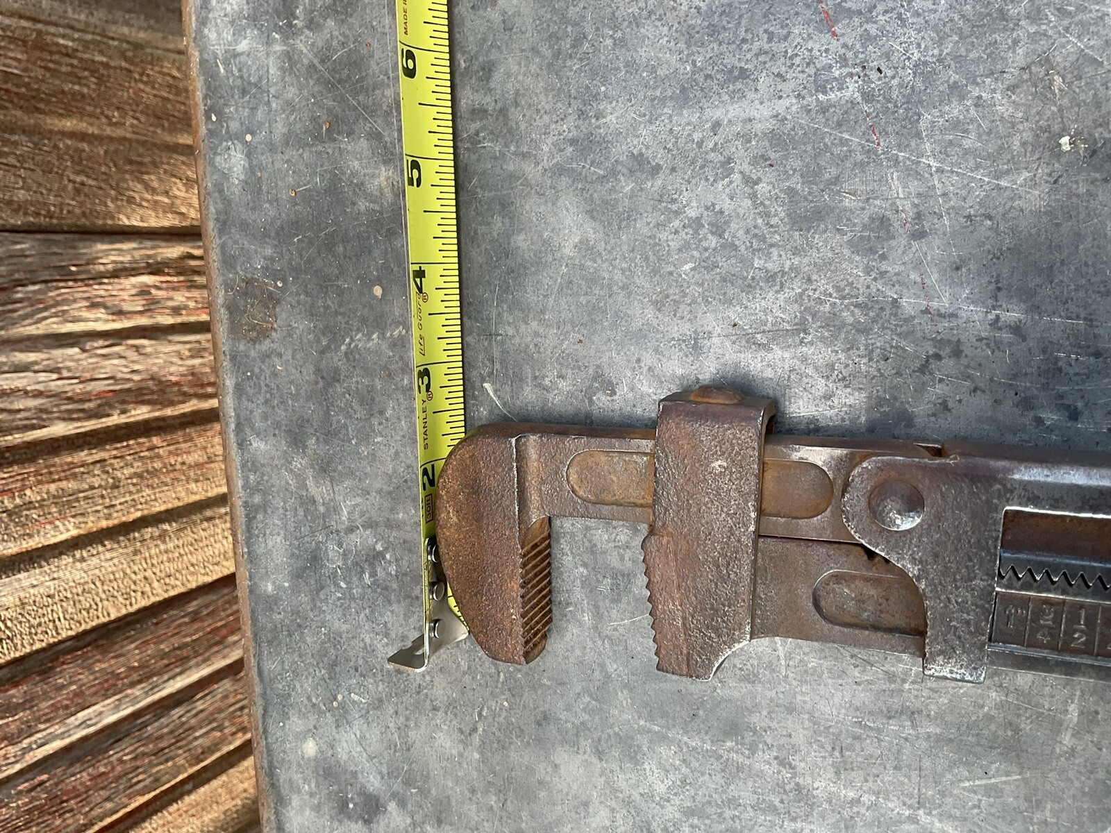 14” Becklin Adjustable Wrench - Unusual Mechanism