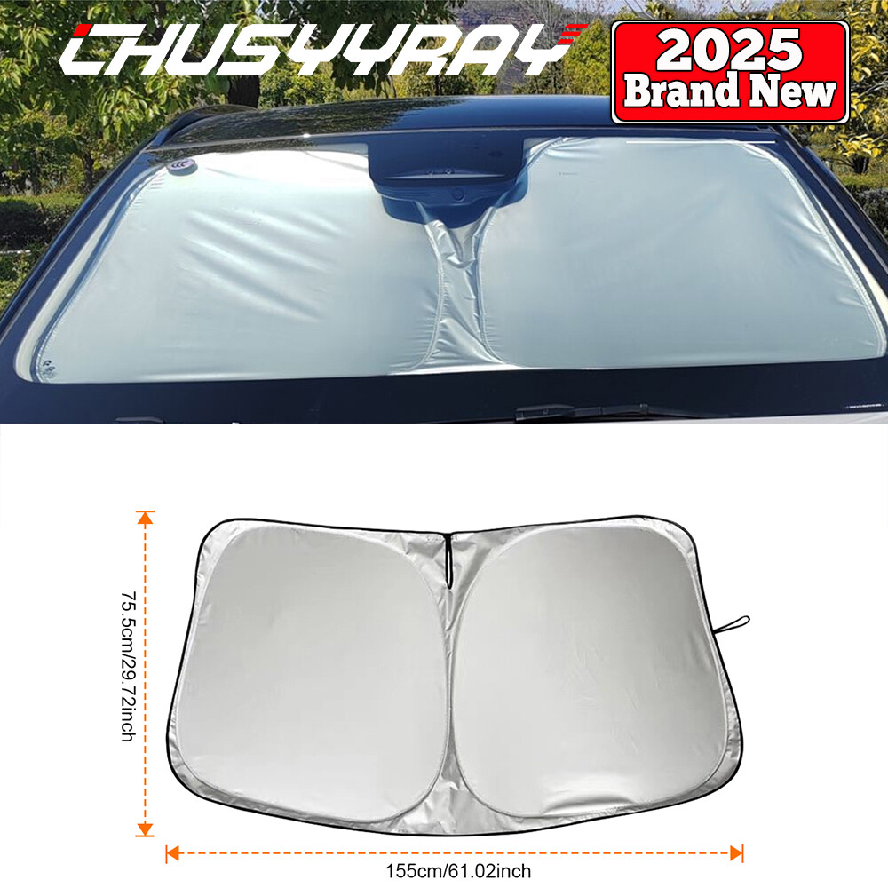 For Ford F250 2017-2021 Car Windshield Sun Shade Heat Block Shield Cover Visor