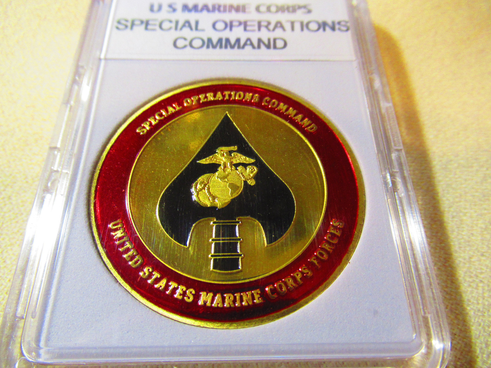 US MARINE CORPS SPECIAL OPERATIONS COMMAND Challenge Coin