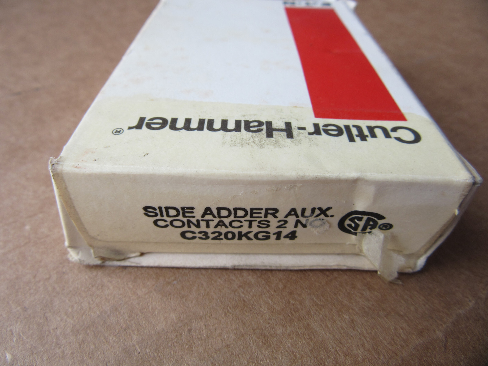 Cutler-Hammer C320KG14 Side Adder Auxiliary Contact 2 N.O. NEW!!! in Box