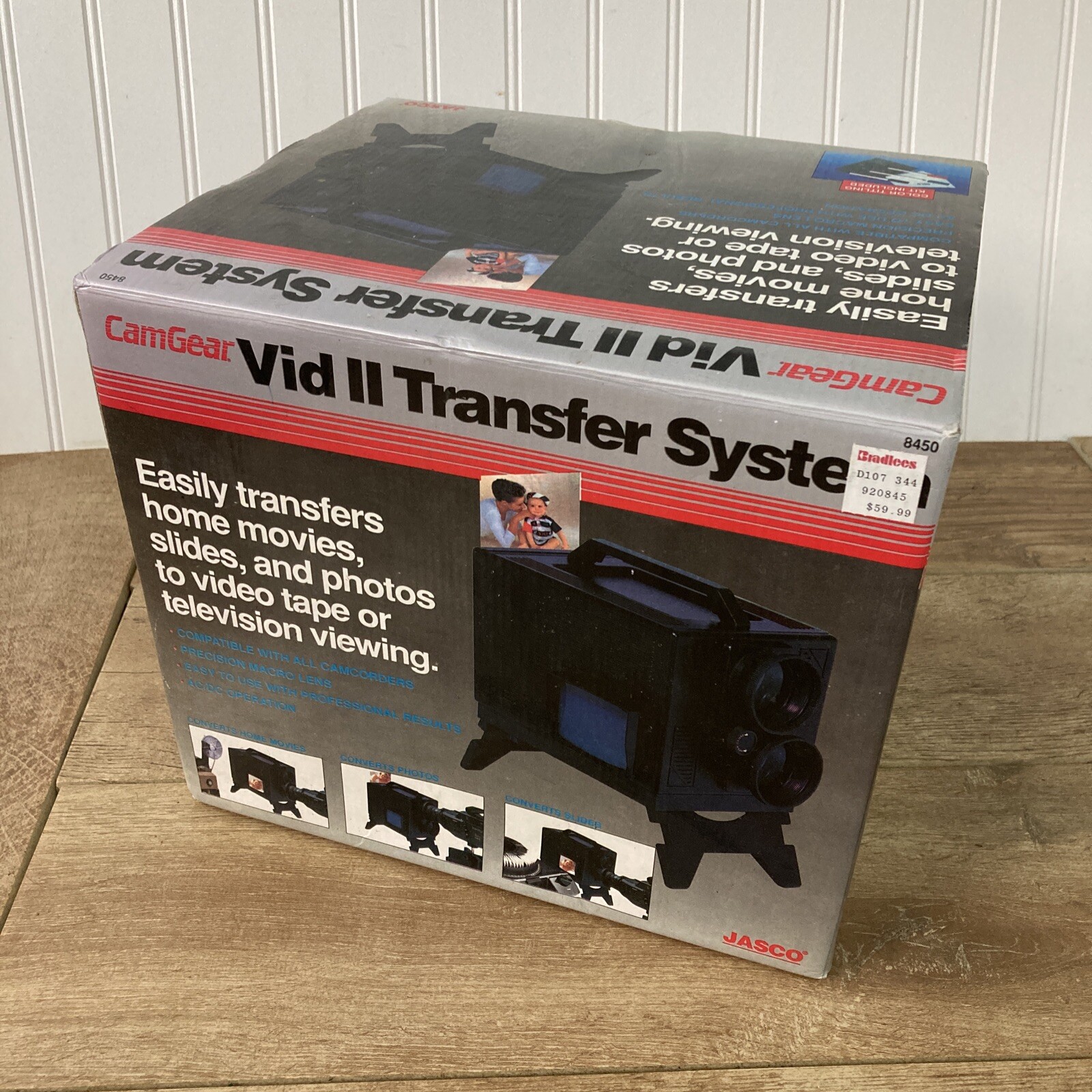 CamGear VID II Transfer System For Movies,Slides & Photos To Video Tape New Nos