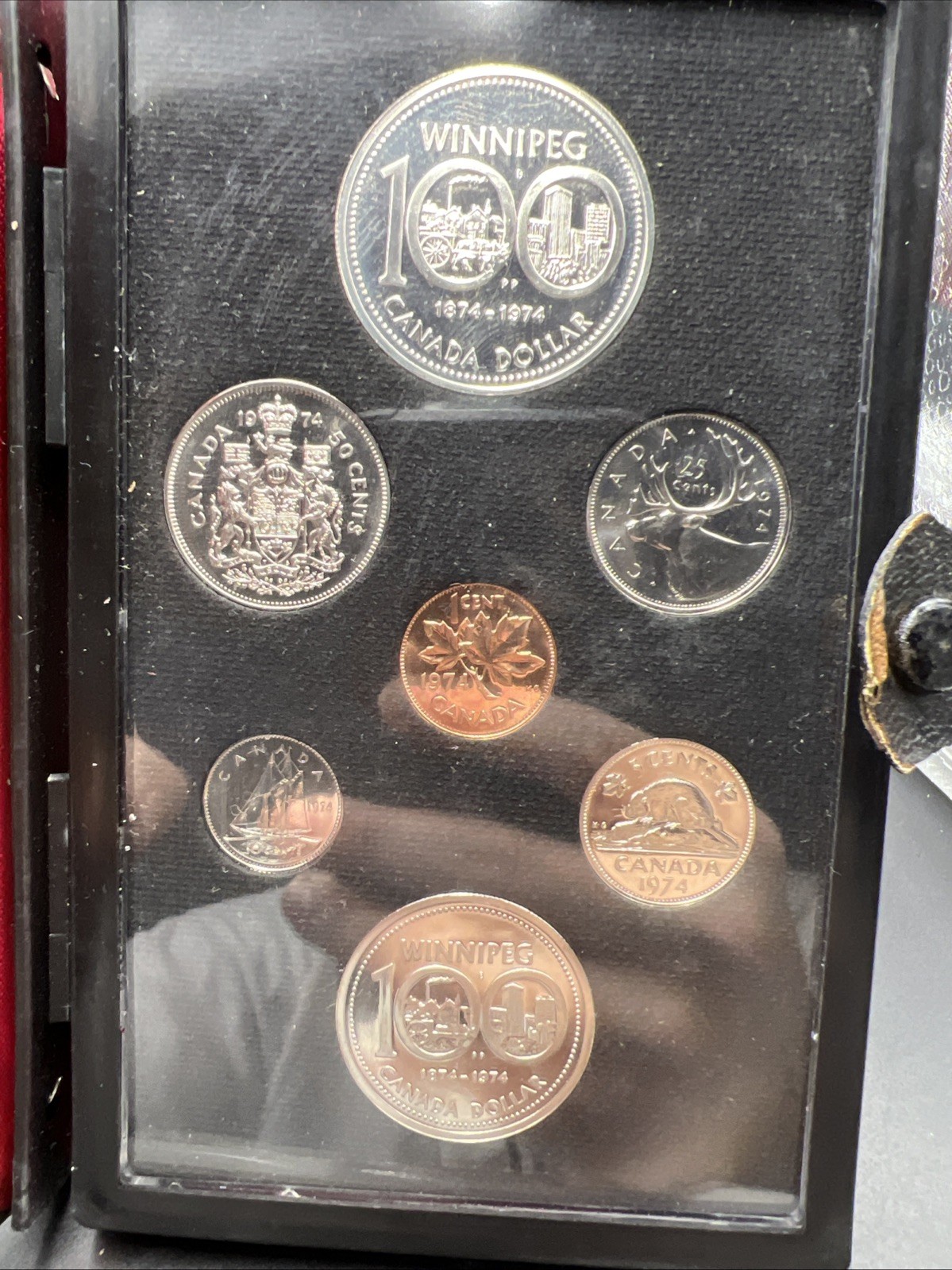 1974 Canada Double Dollar Set Used Box No COA