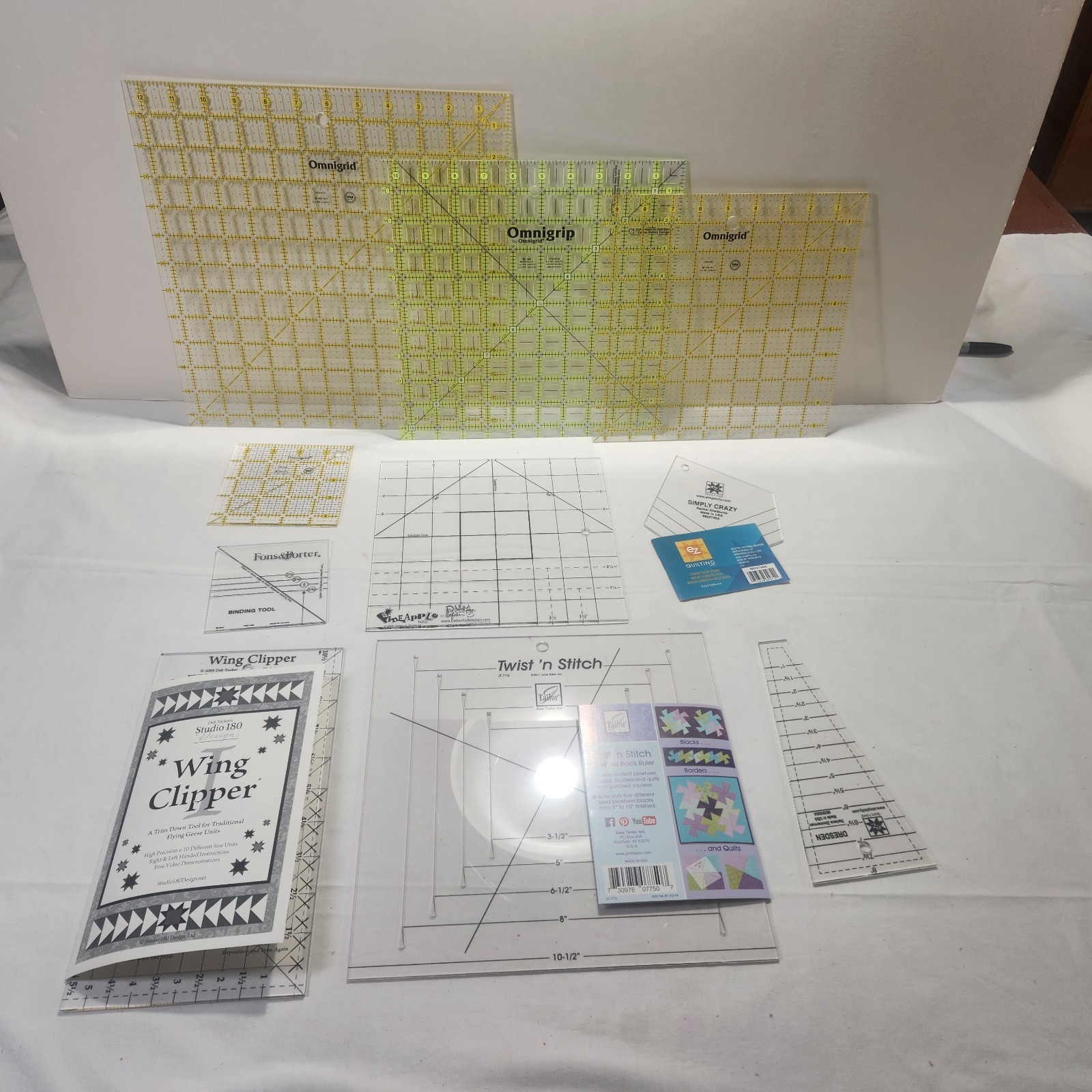 Quilting Specialty Rulers & Templates Lot of 10