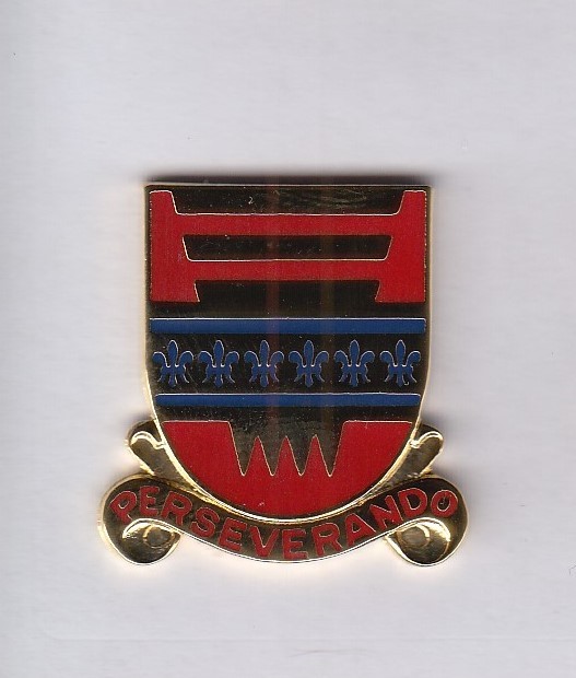 US Army 726th Support Bn Quartermaster QM Supply crest DUI badge P-23