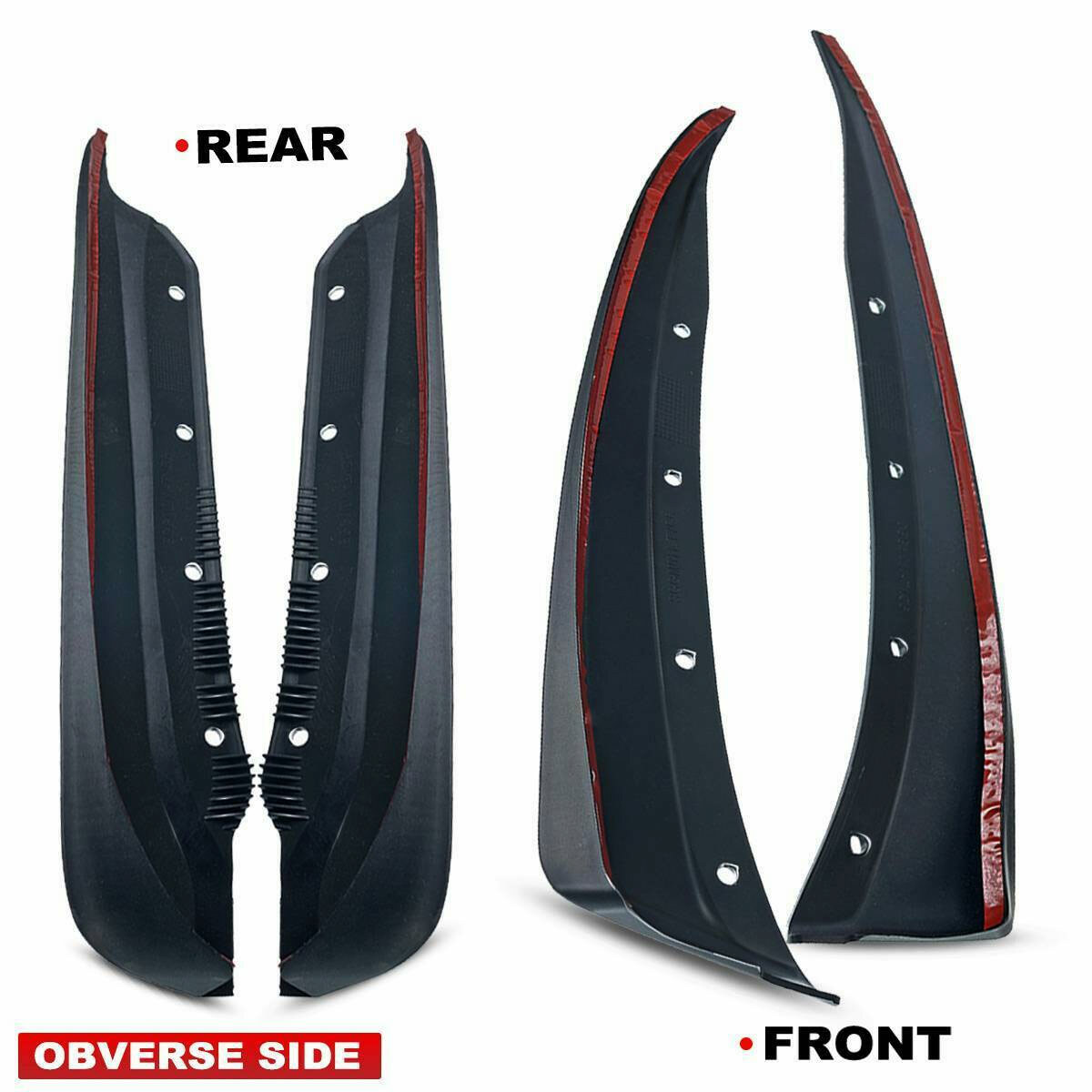 4Pcs Splash Guards Mud Flaps for Chevrolet Corvette C6 2005-2013 Front & Rear