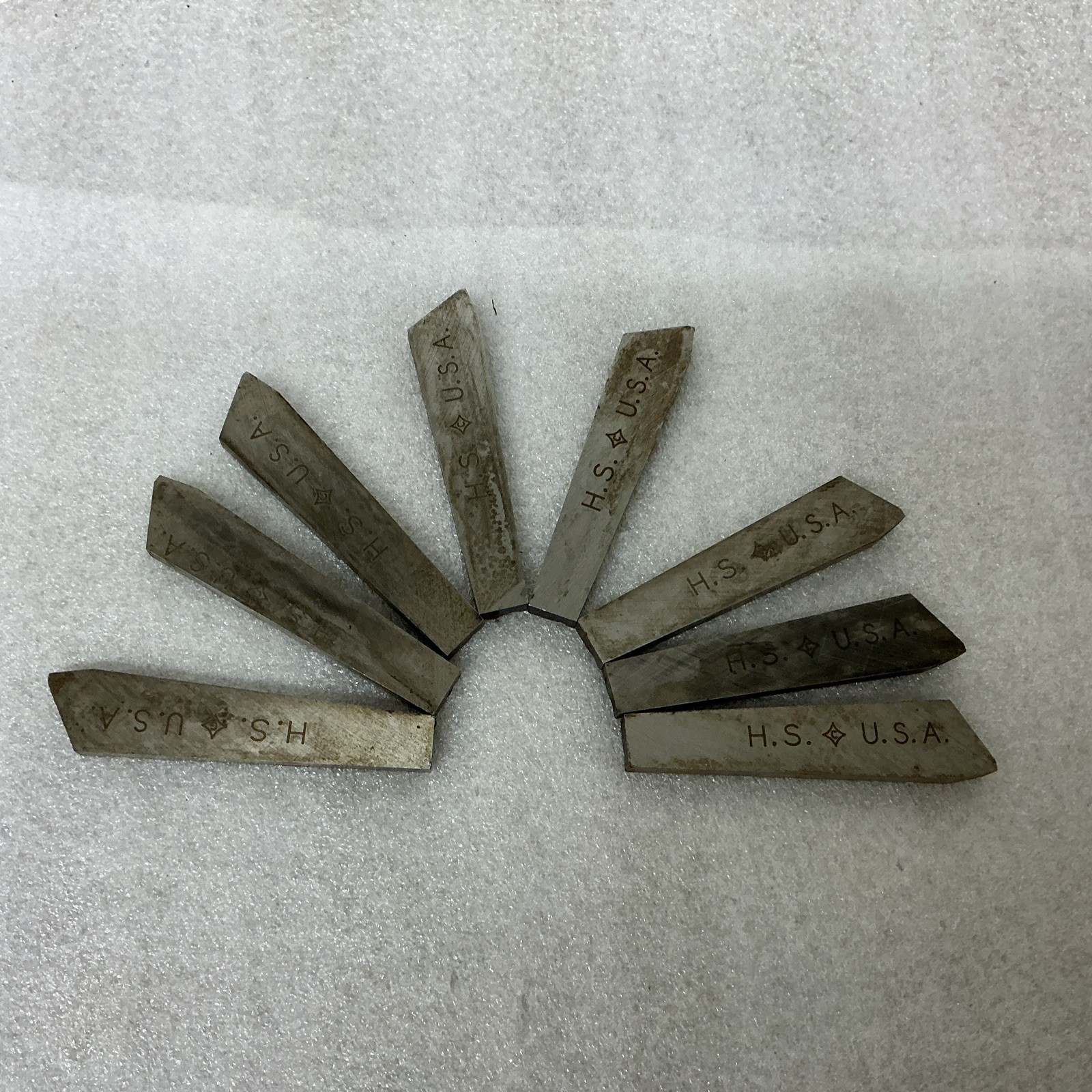 High-Speed ​​Steel (HSS) Lathe Tool Bit Lot Of 8