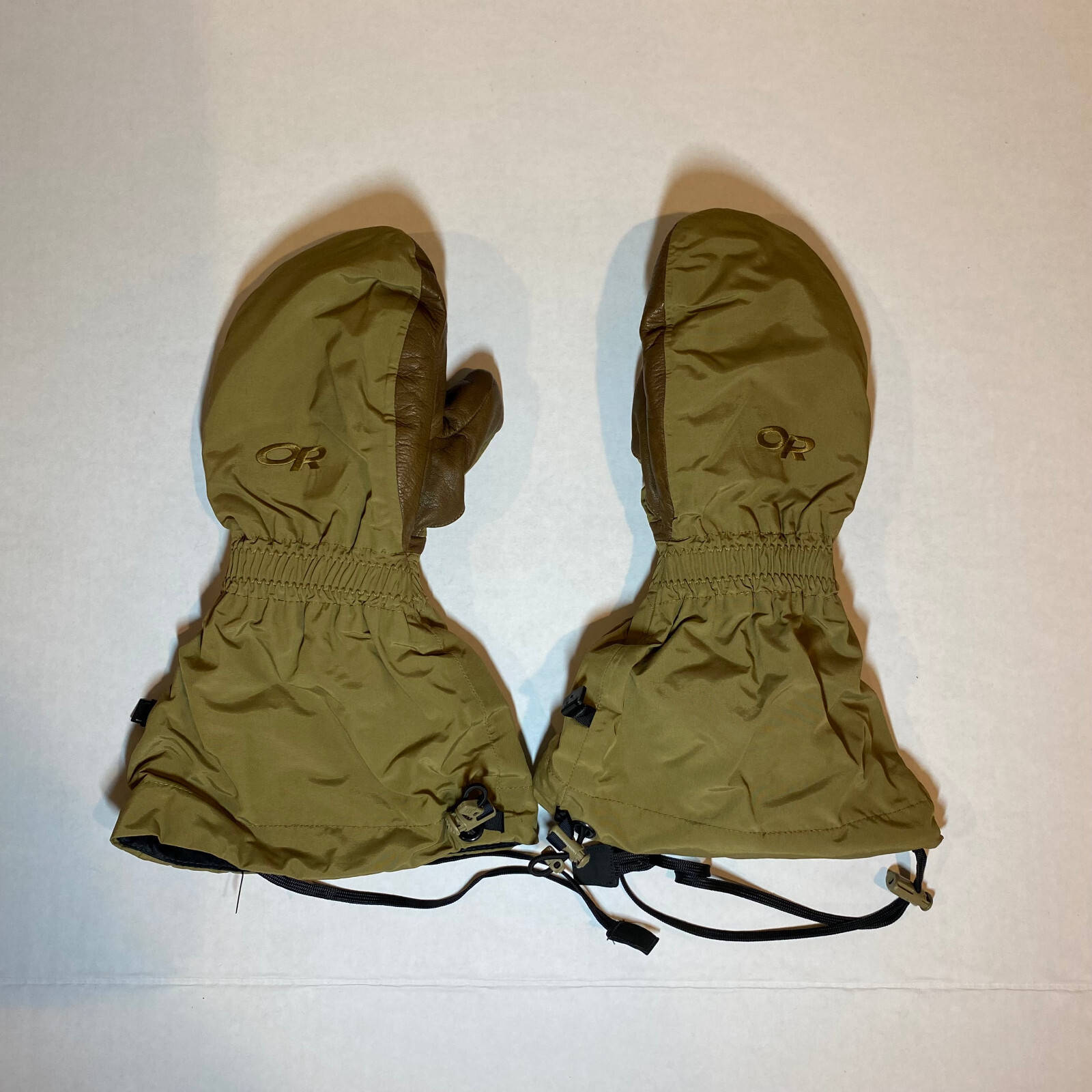 Outdoor Research Firebrand Mitts Coyote, Without Liners, Medium