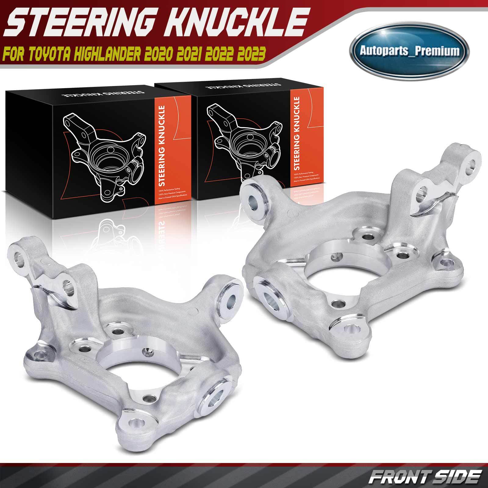 New 2x Front LH & RH Steering Knuckle for Toyota Highlander 2020 2021 2022 2023