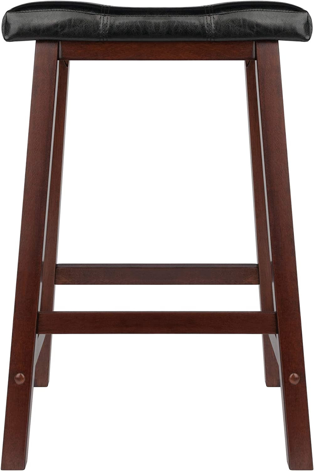 Mona Stool, 24", Antique Walnut