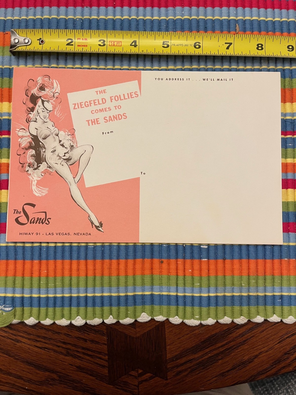 Mailers  Louis Armstrong at the Sands Las Vegas Nevada 1950s Robert Merrill ZFol