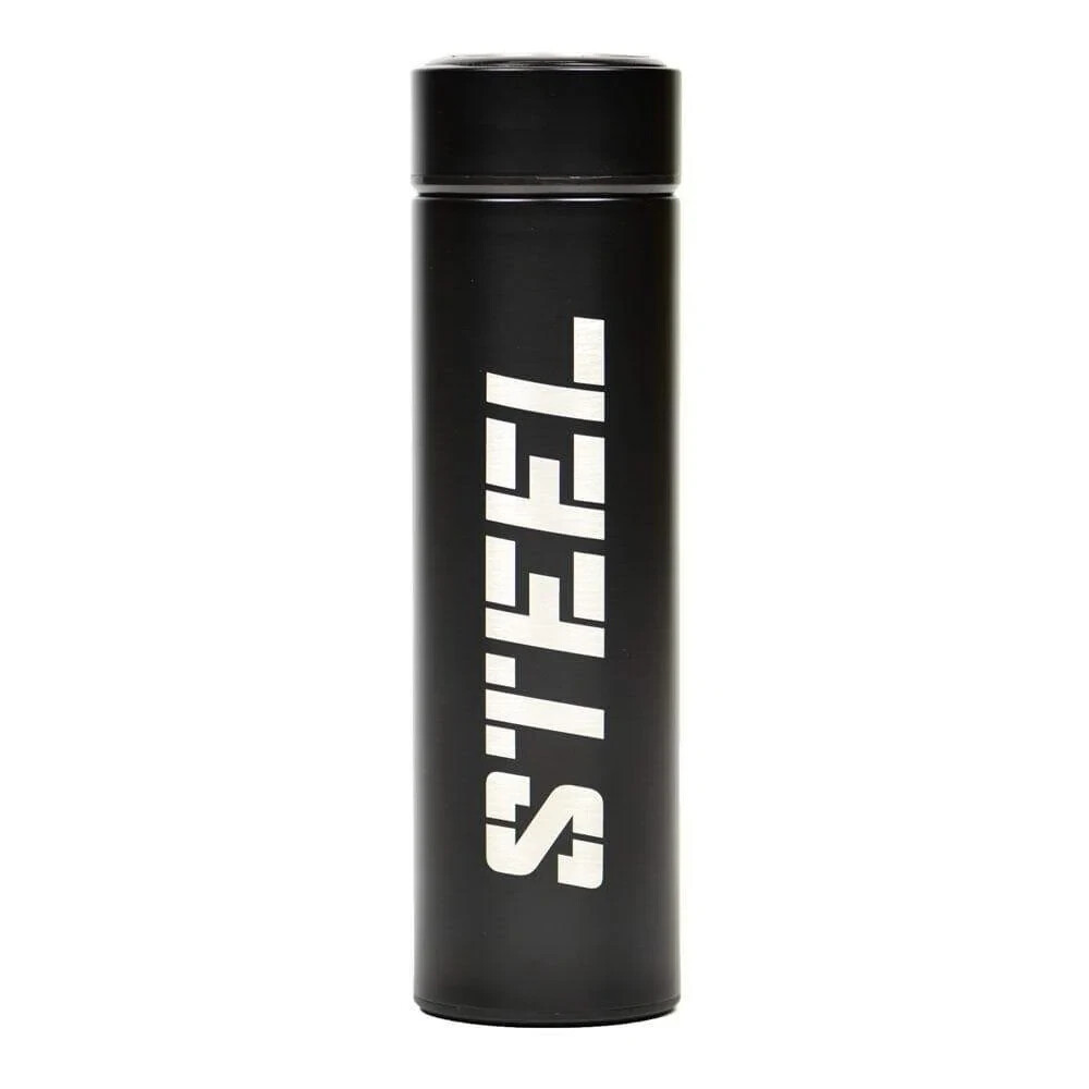 Steel Supplements 12Oz Metal Bottle New