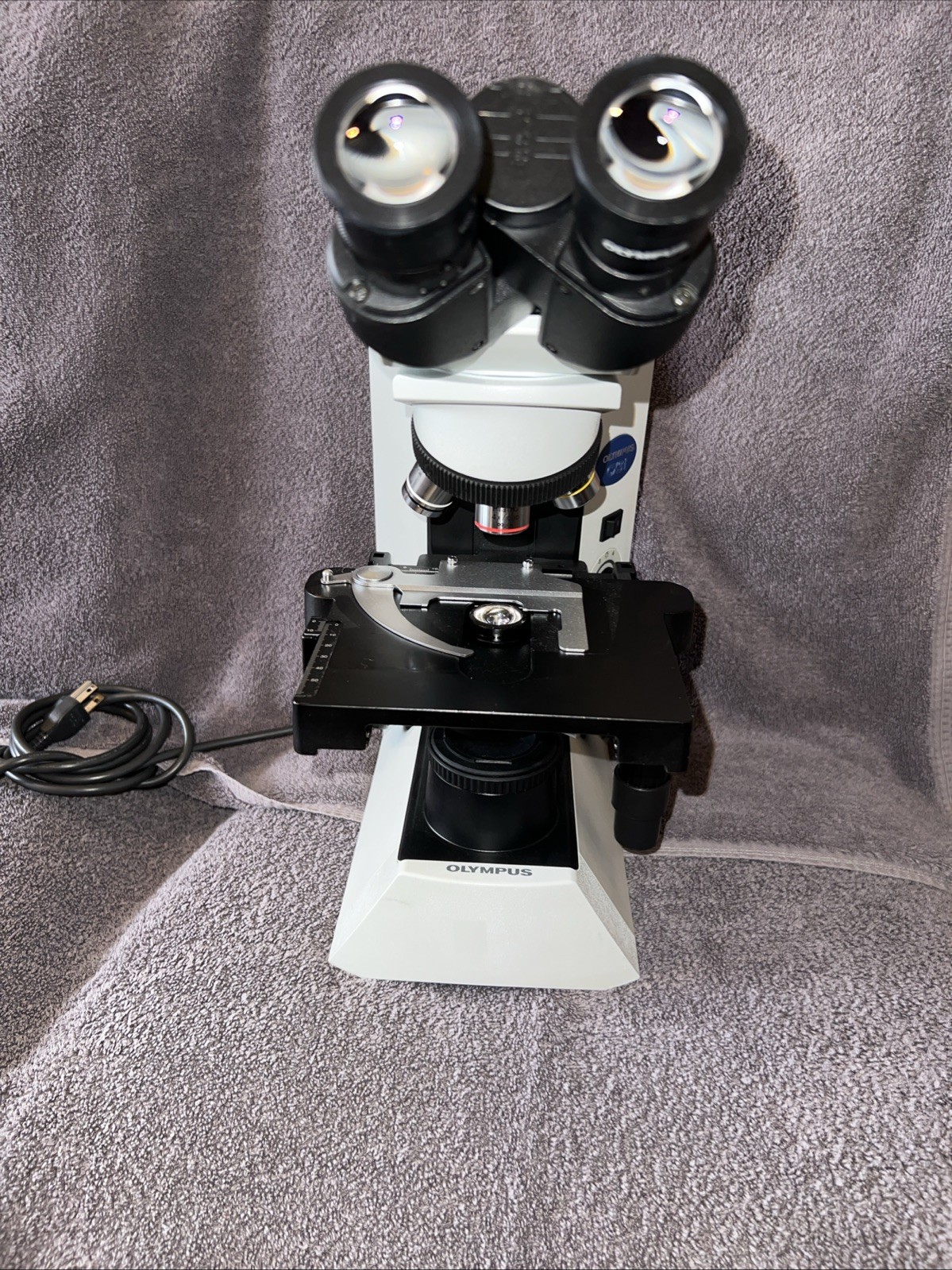 Olympus CX31RBSF Laboratory Microscope 4 Objective Lenses Light Very Clean Unit