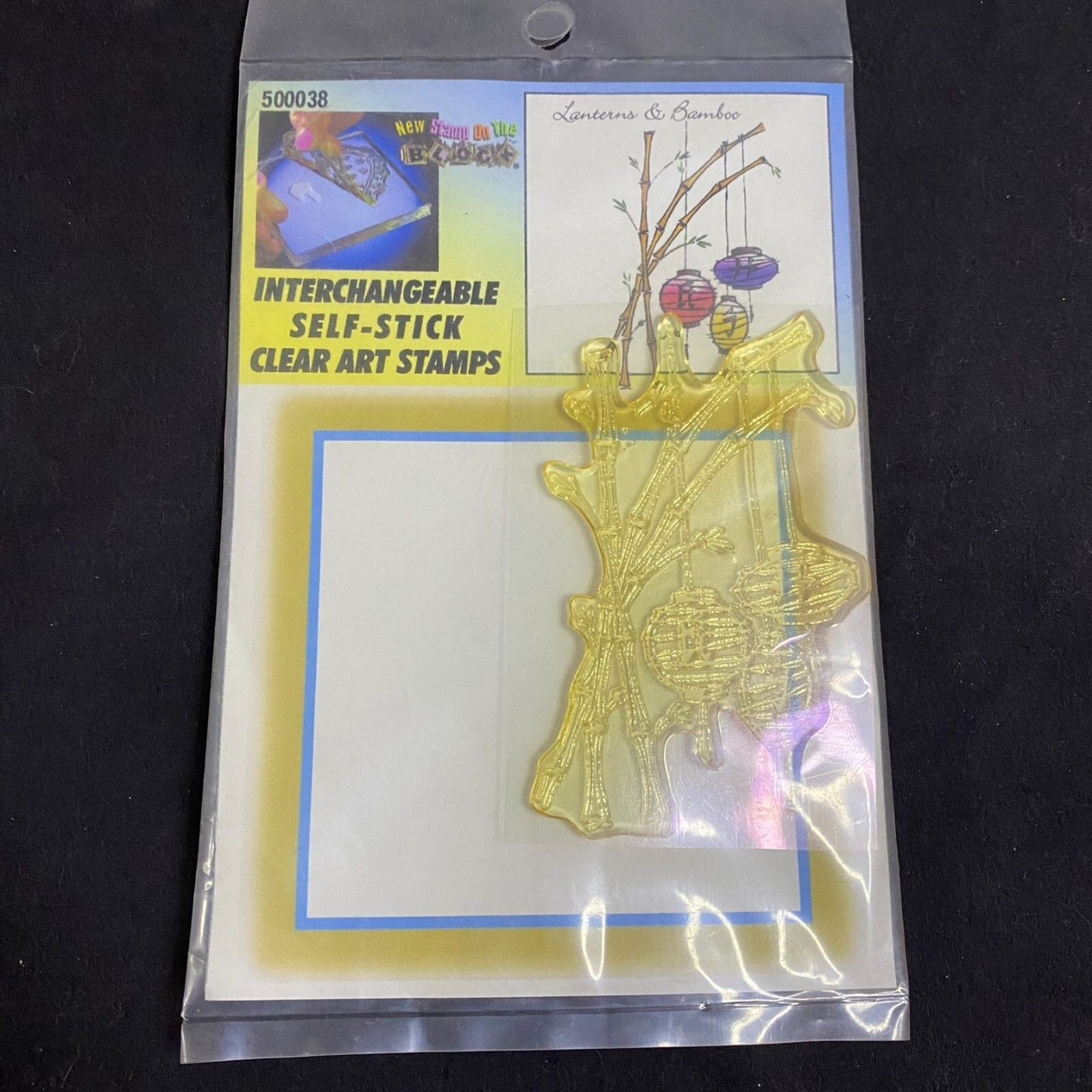 #6952 CLEAR ART SELF STICK STAMPS CHINESE ASIAN LANTERNS