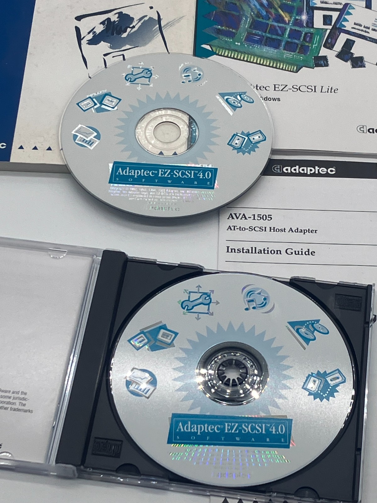 Adaptec EZ-SCSI 4.0 Software + Adaptec Manuals/User Guides