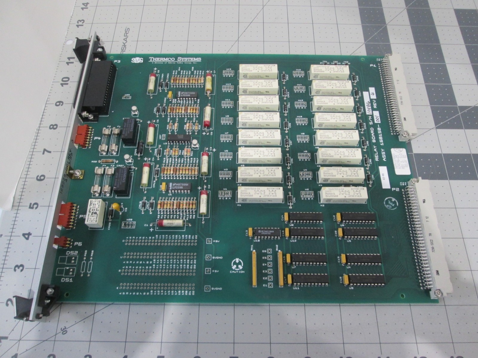 SVG Thermco, 604096-25, Relay HCL Configuration PCB Assy, New