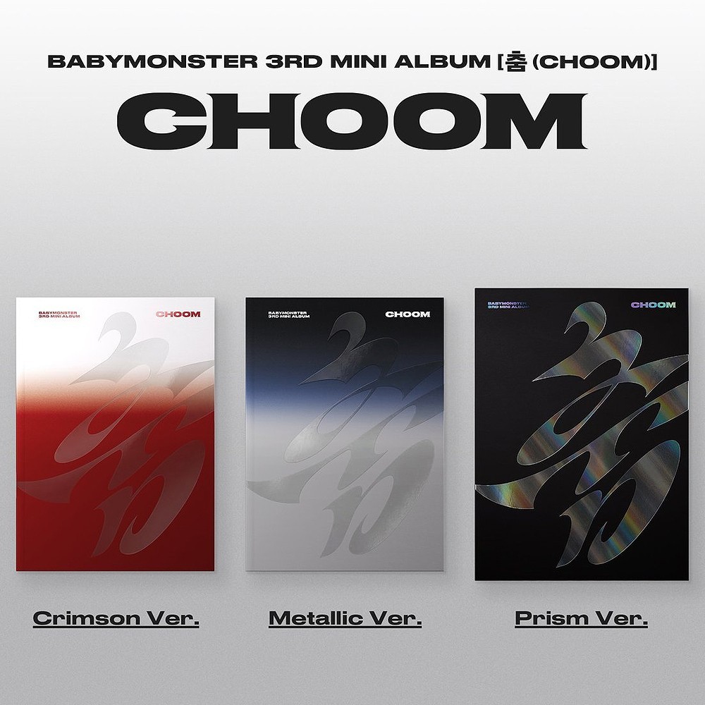 BABYMONSTER [CHOOM] 3rd Mini Album CD-R+Photo Book+Poster+2 Sticker+6 Card+GIFT