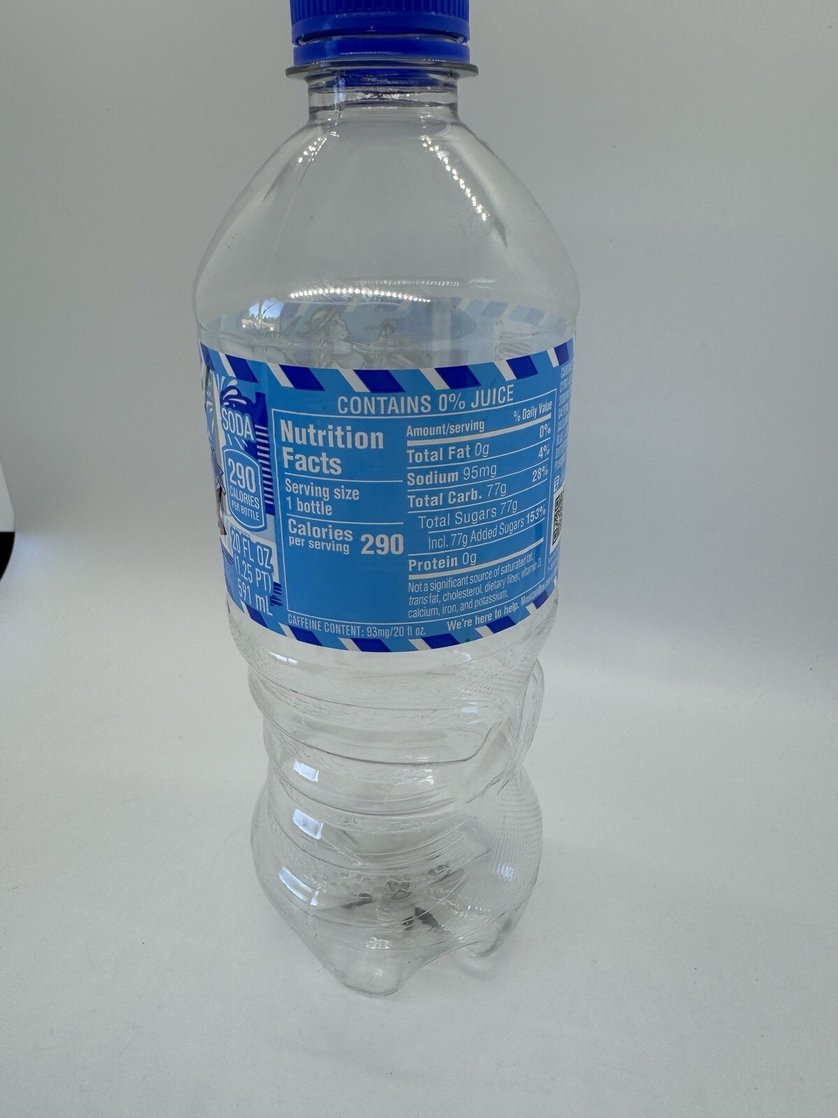 Mountain Dew Empty Bottle - Liberty Chill Blue - Limited - 2024 New Rare
